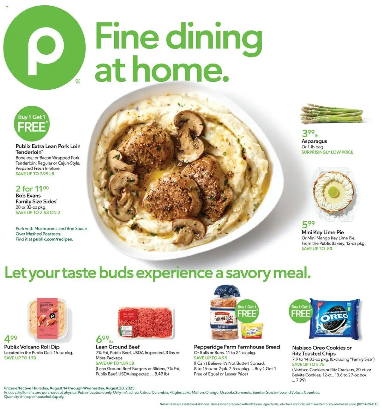PUBLIX Weekly ad from 08/13/2025 >> Ad this week, Flyer