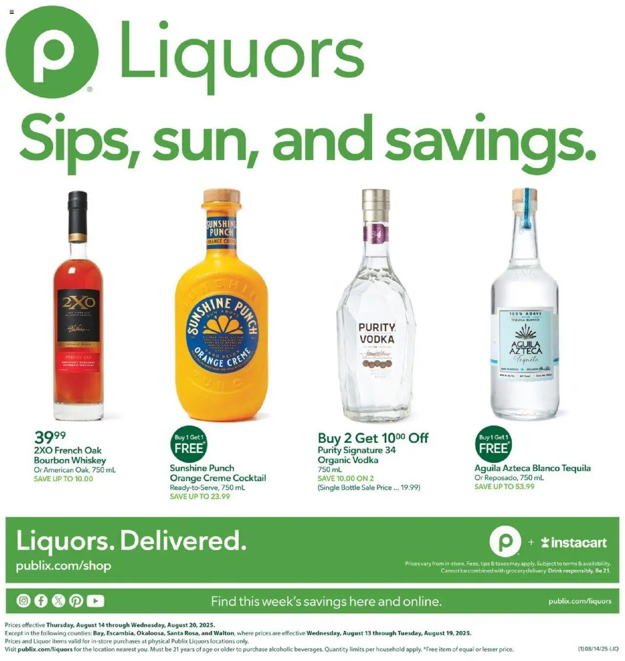 PUBLIX Weekly ad from 08/14/2025 >> Ad this week, Flyer
