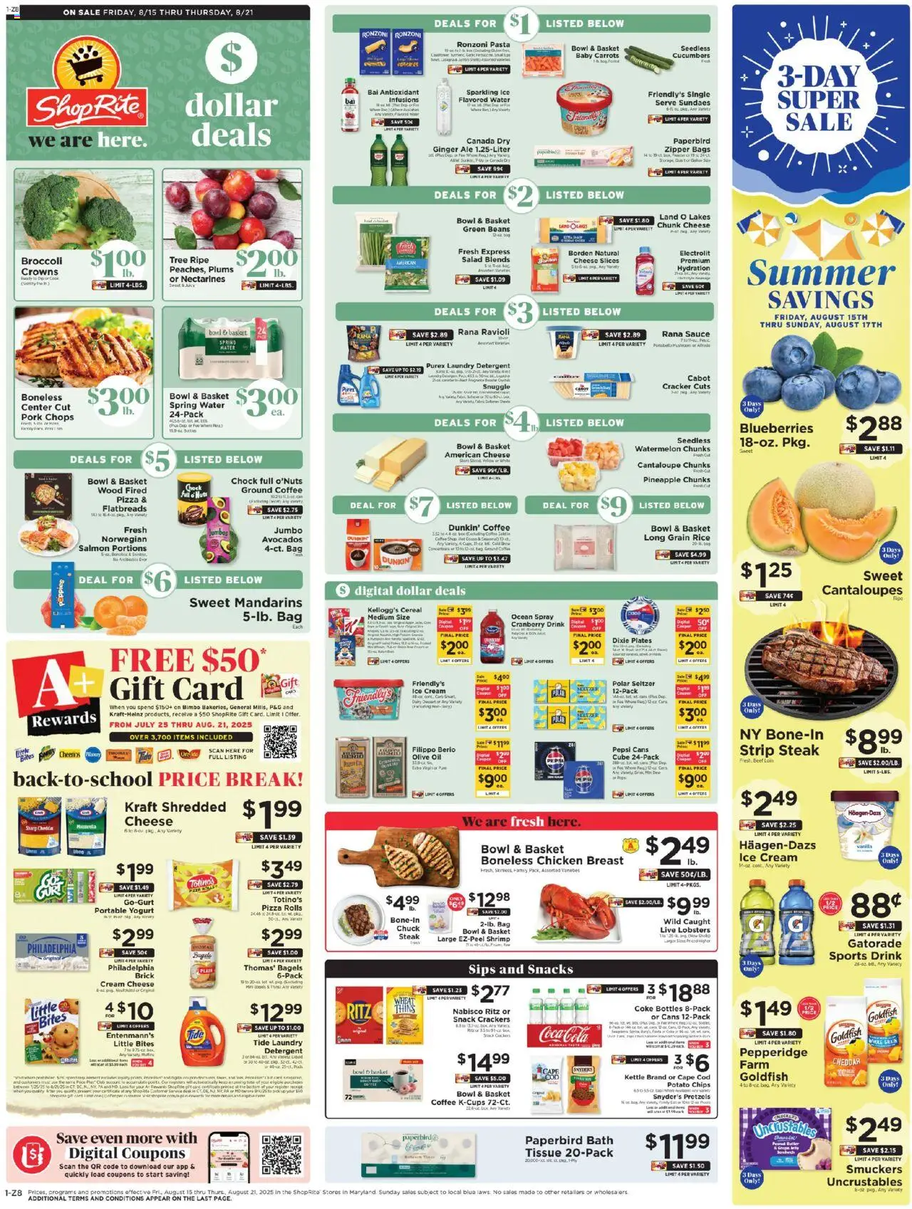ShopRite Circular from 08/15/2025 >> Weekly Ad, flyer