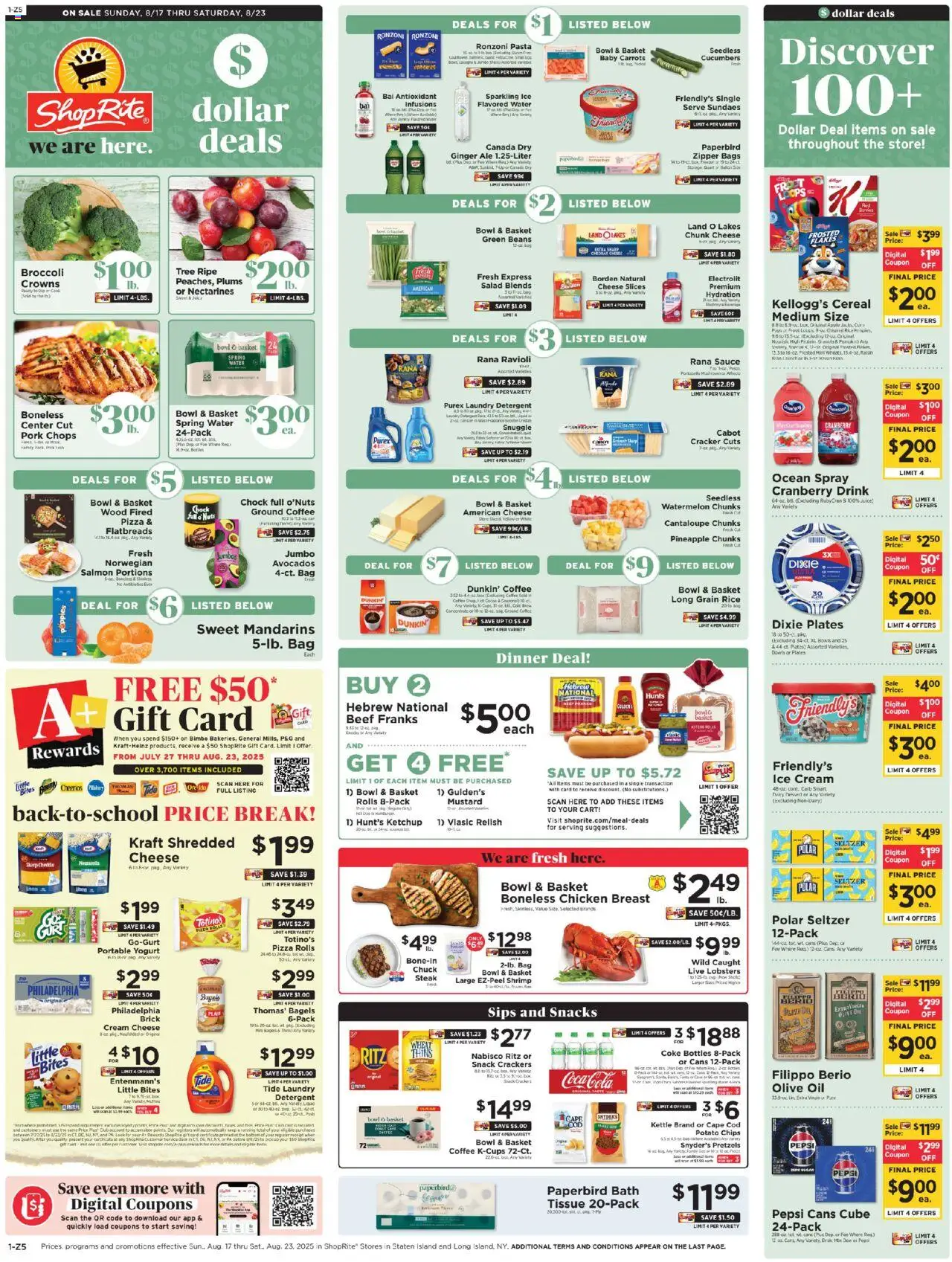ShopRite Circular from 08/17/2025 >> Weekly Ad, flyer