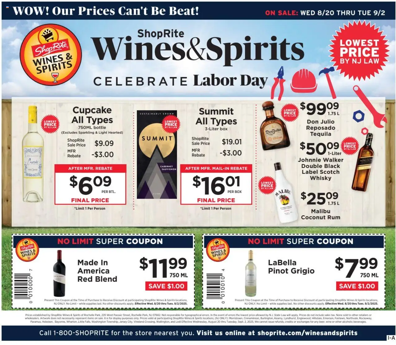 ShopRite Circular from 08/20/2025 >> Weekly Ad, flyer