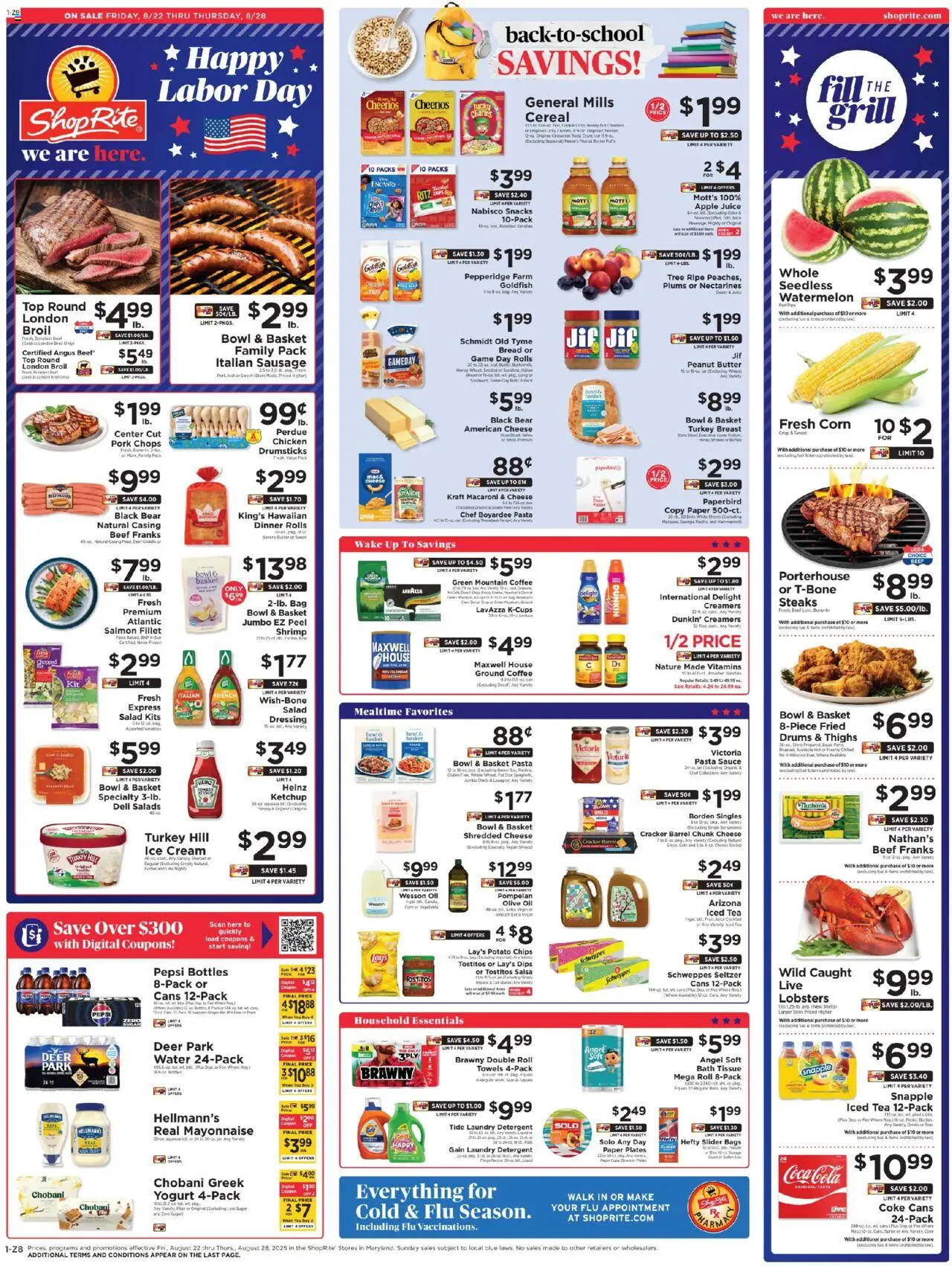 ShopRite Circular from 08/22/2025 >> Weekly Ad, flyer