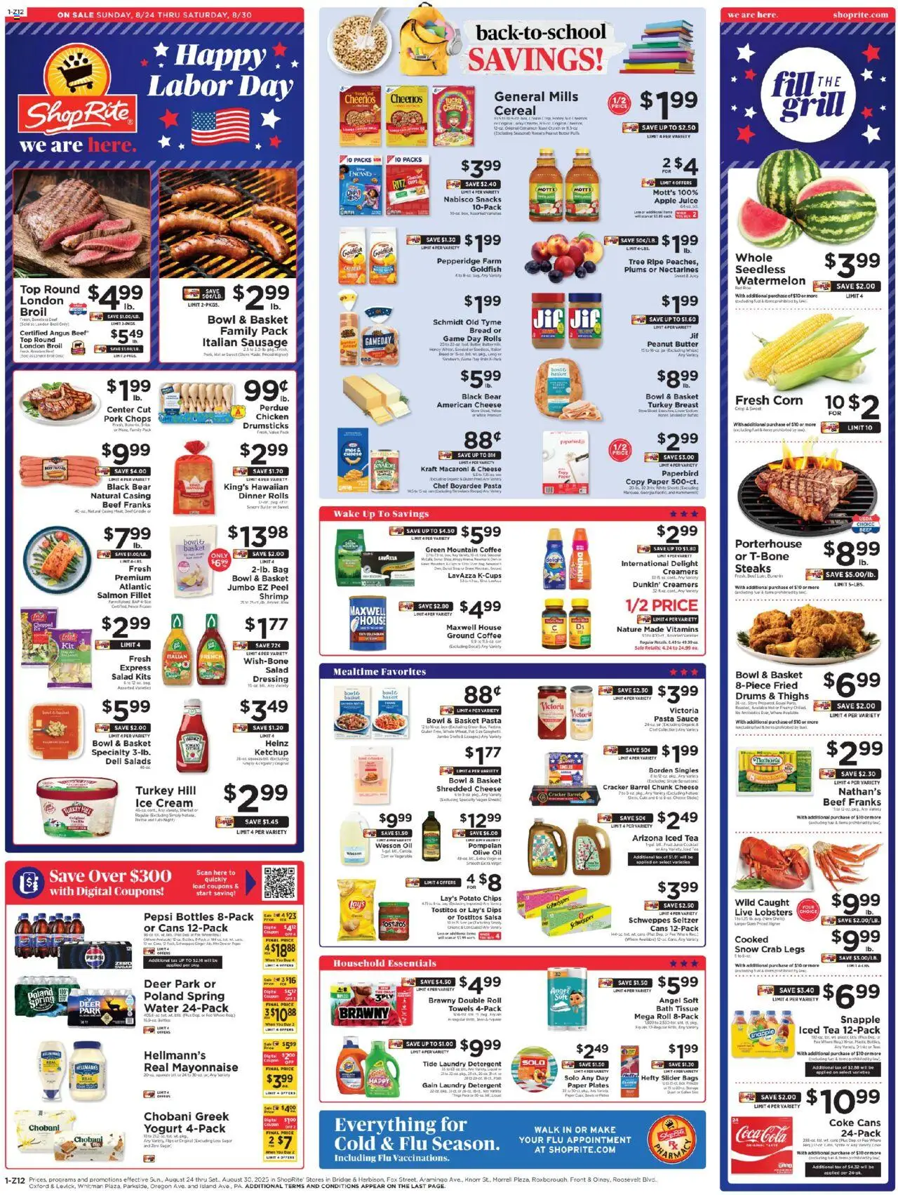 ShopRite Circular from 08/24/2025 >> Weekly Ad, flyer