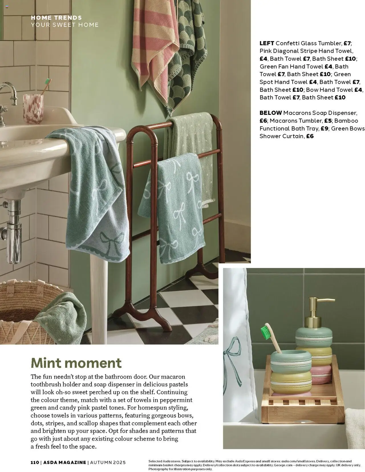  | Page: 110 | Products: Towels, Towel, Mint, Fan