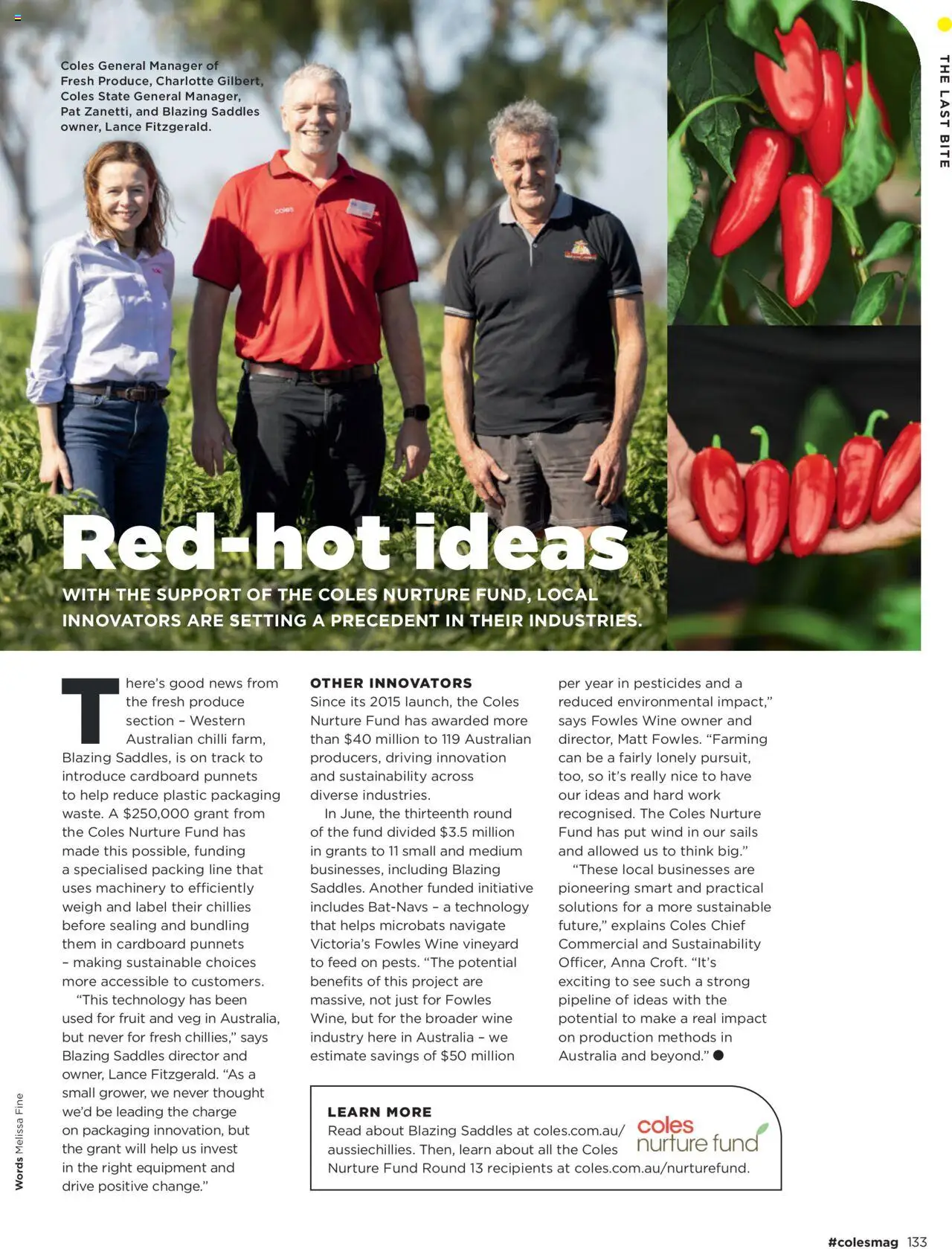 Coles catalogue - valid from 04.09.2025 | Page: 133 | Products: Wine, Sustainable, Chilli