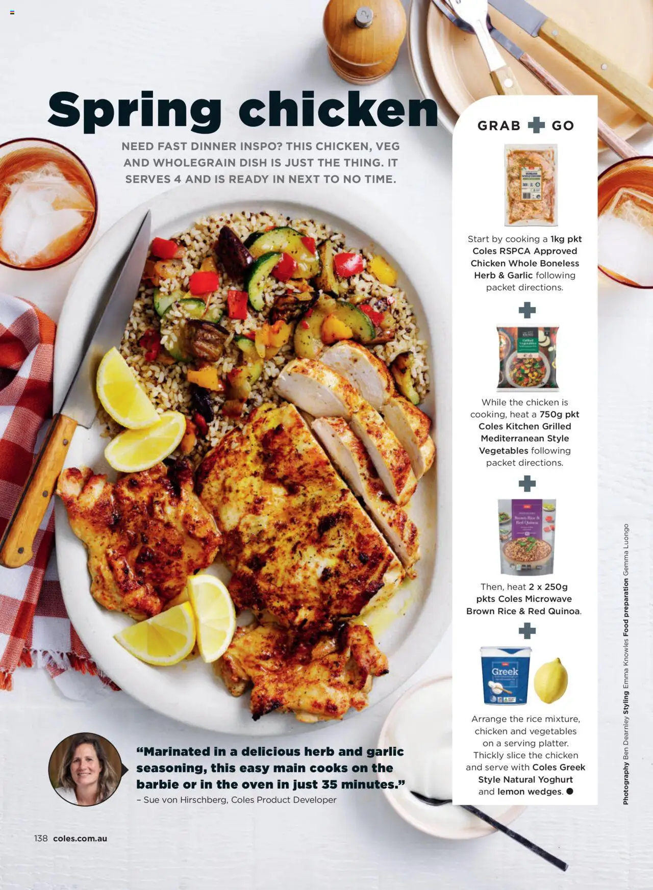 Coles catalogue - valid from 04.09.2025 | Page: 138 | Products: Yoghurt, Rice, Vegetables, Microwave