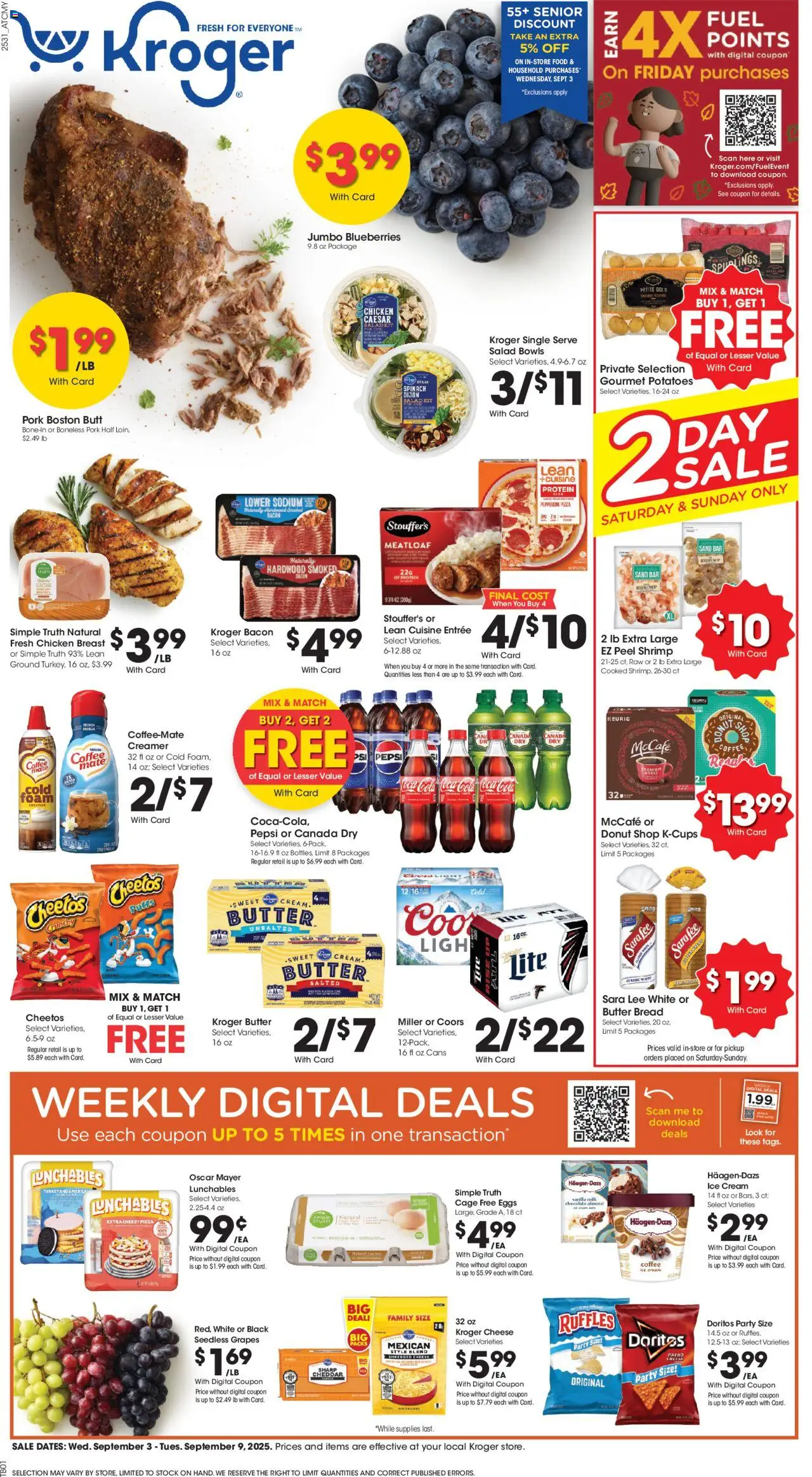 Kroger Weekly ads from 09/03/2025 >> Ad for next week - Page number 1