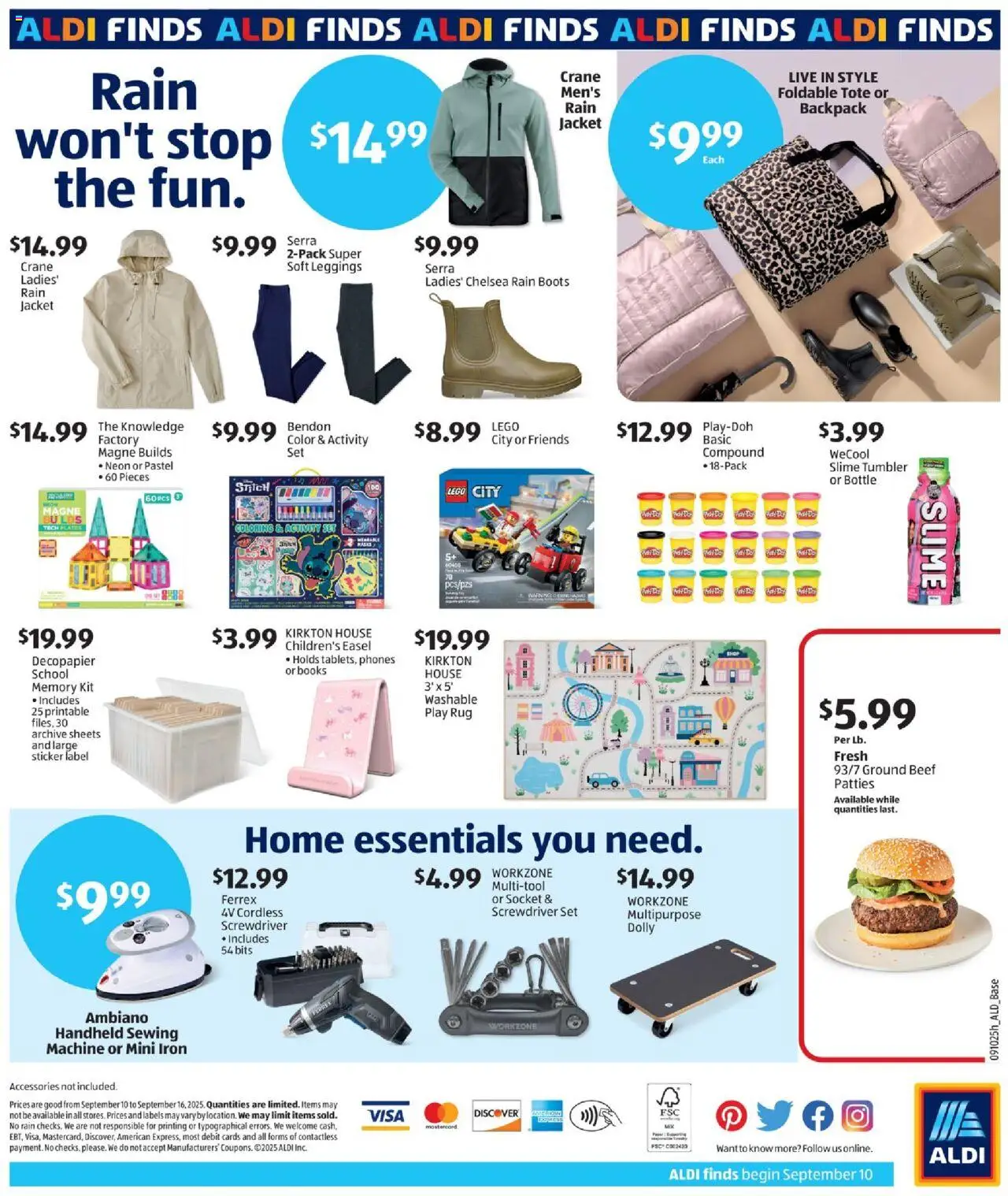 Aldi Weekly Ad from 09/10/2025 - Flyer, Sales ad - Page number 2