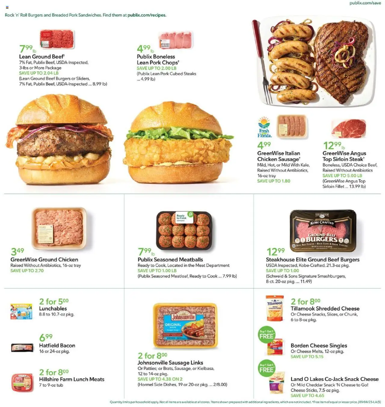 Publix Weekly ad from (09/04/2025) - Ad this week, Flyer - Page number 5