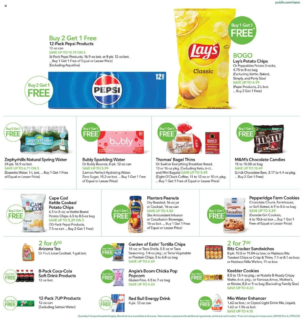 Publix Weekly ad from (09/04/2025) - Ad this week, Flyer - Page number 13
