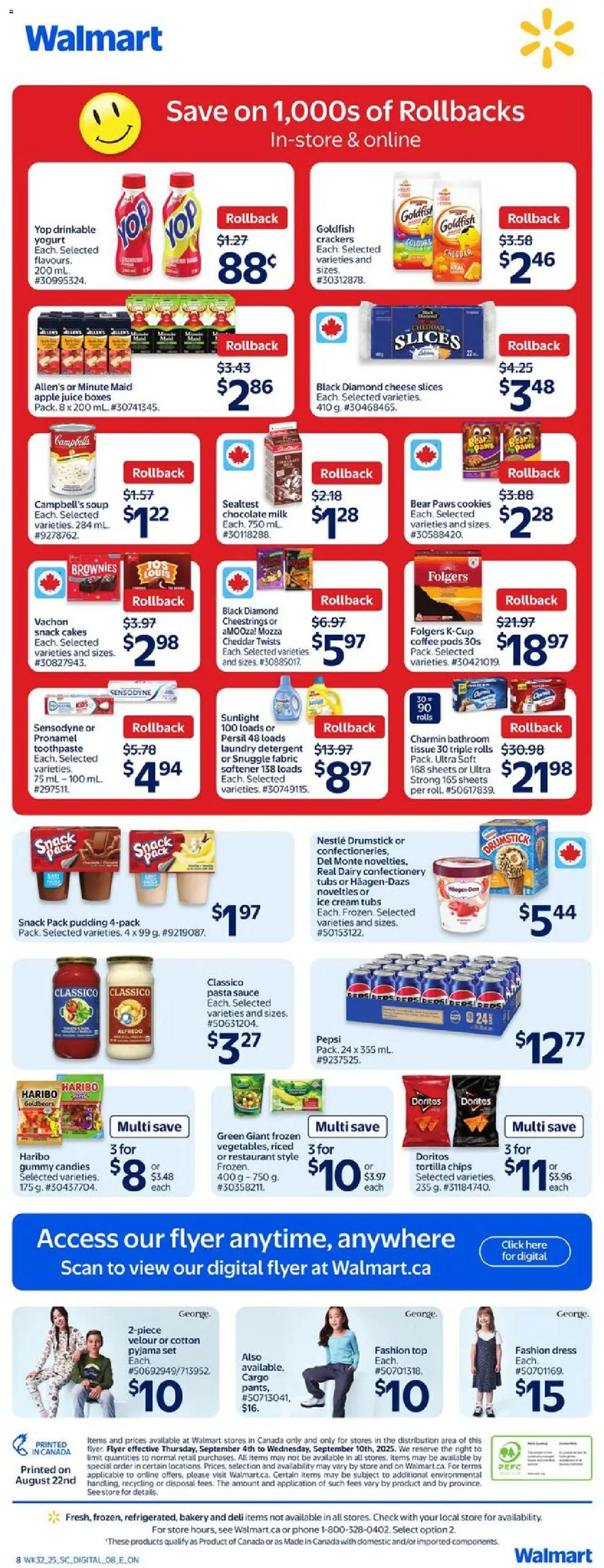 Walmart flyer valid from Sep 04, 2025 - page number 2