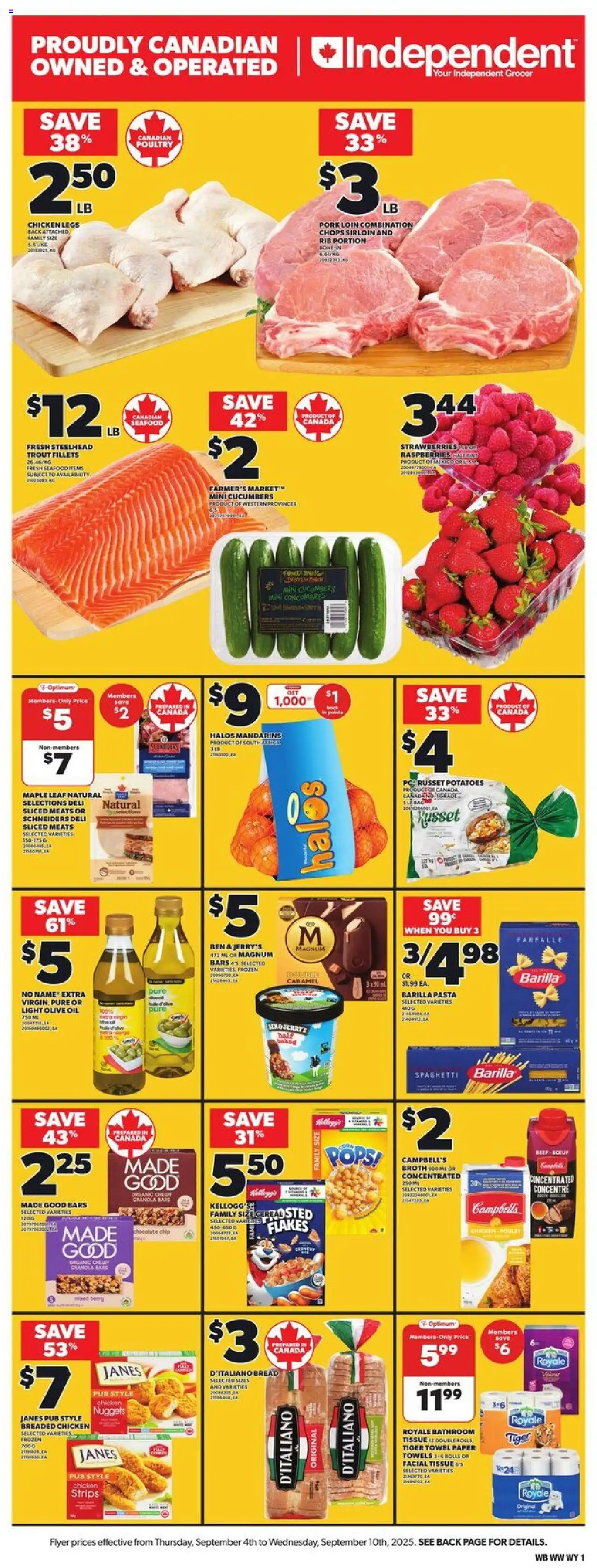 Loblaws flyer valid from Sep 04, 2025 - page number 4