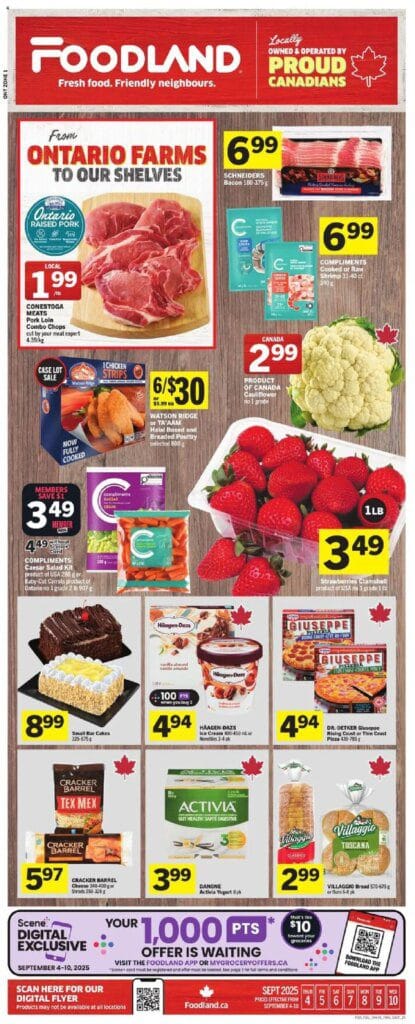 Foodland weekly flyer starting Sep 4, 2025 ⭐️