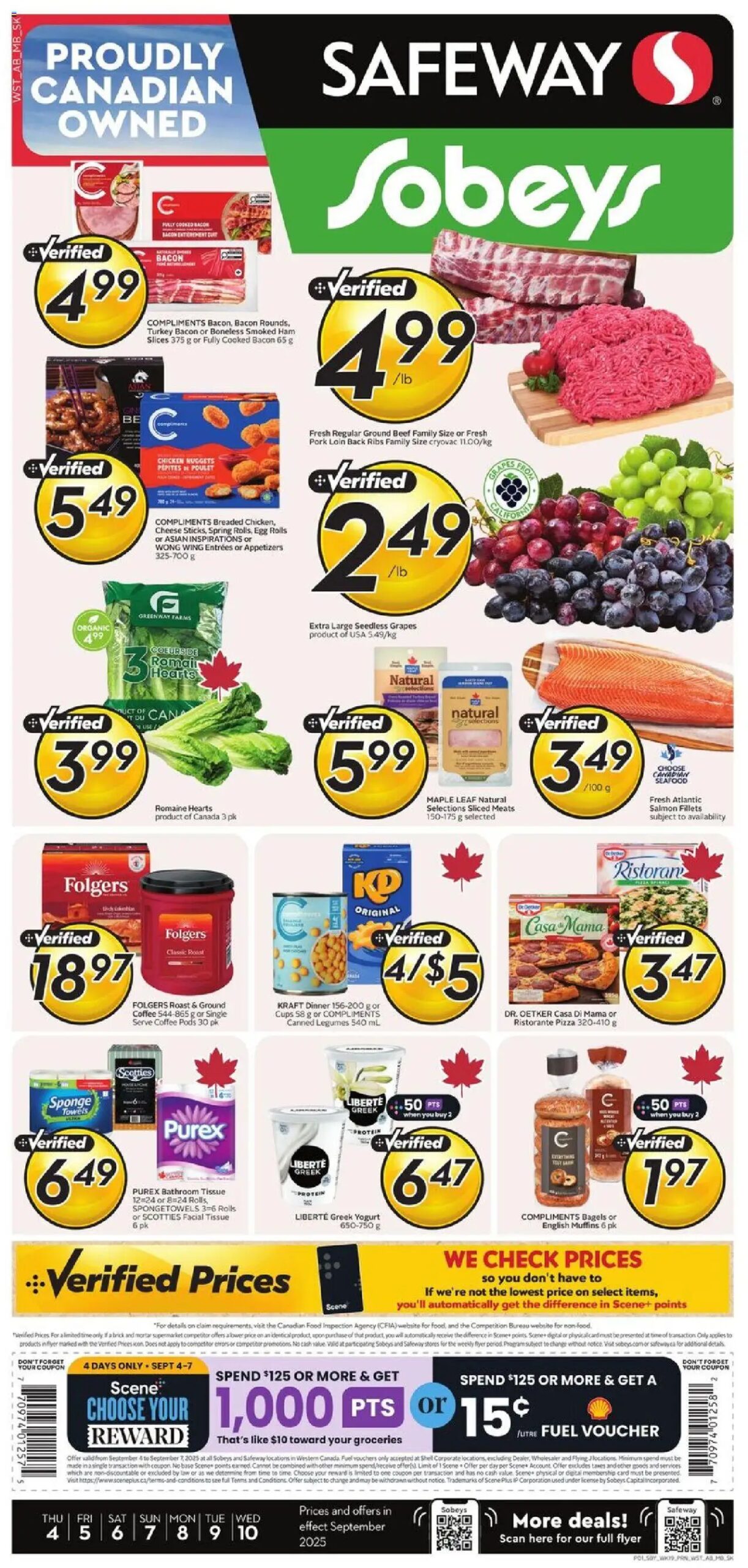 Sobeys weekly flyer starting Sep 4, 2025 ⭐️