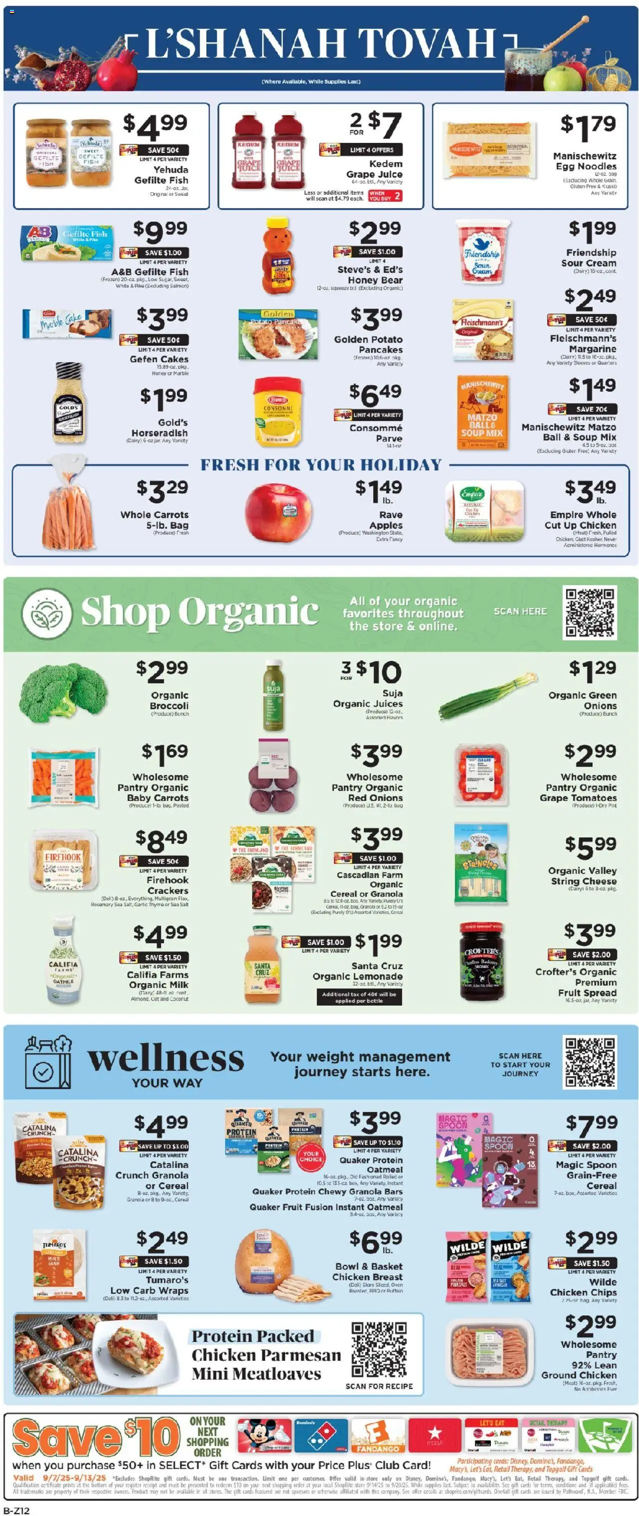 ShopRite Circular from 09/07/2025 >> Weekly Ad, flyer - Page number 10