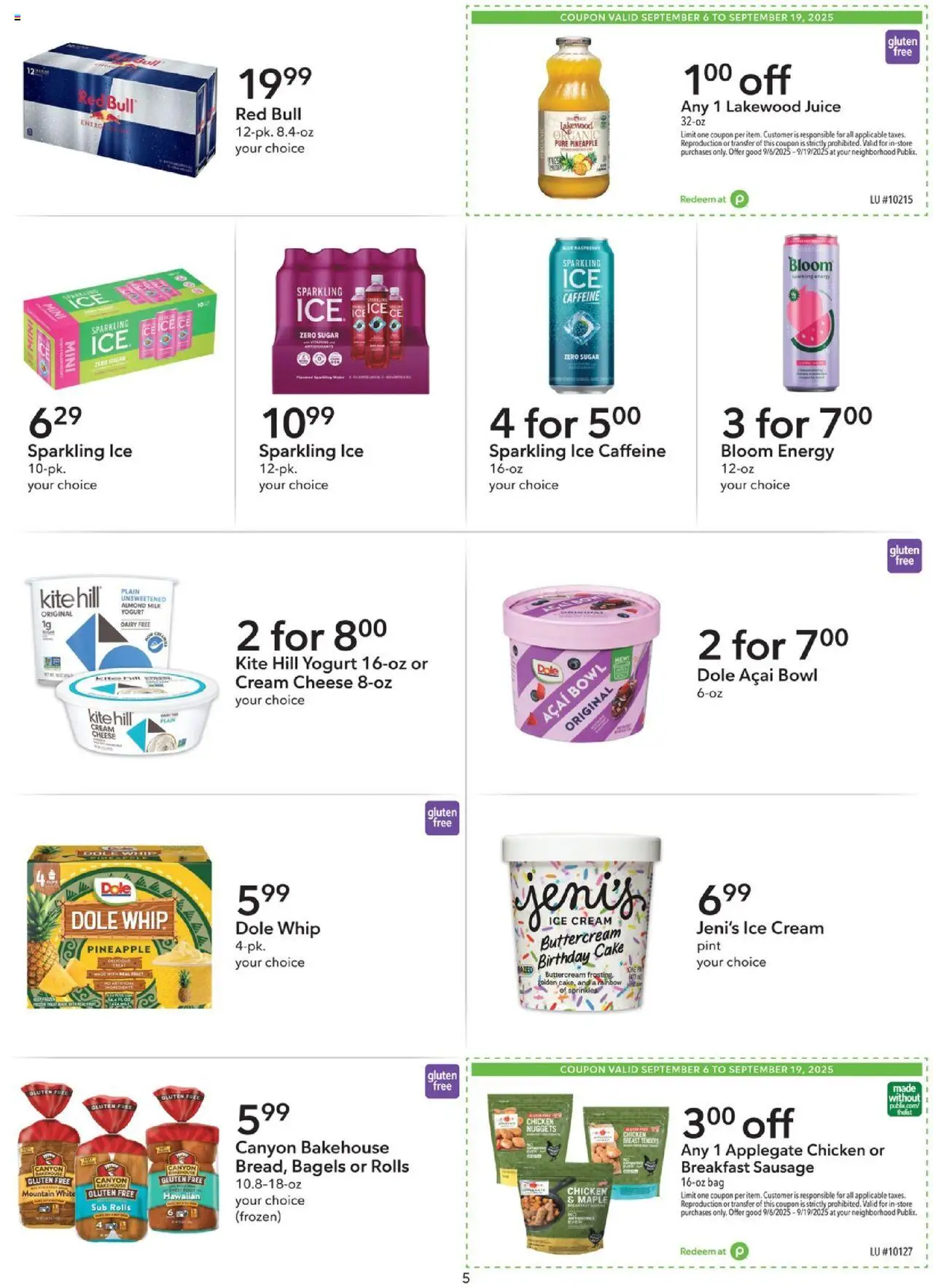 Publix Weekly ad from (09/06/2025) - Ad this week, Flyer - Page number 5