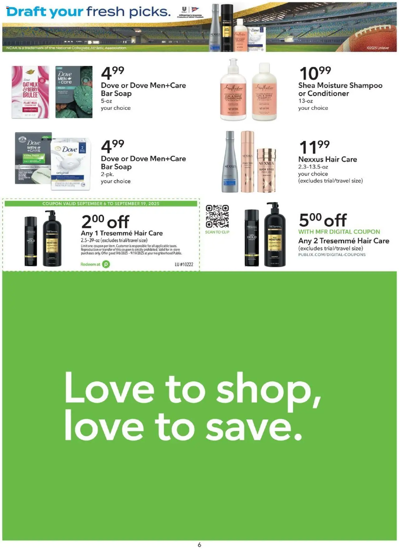 Publix Weekly ad from (09/06/2025) - Ad this week, Flyer - Page number 6