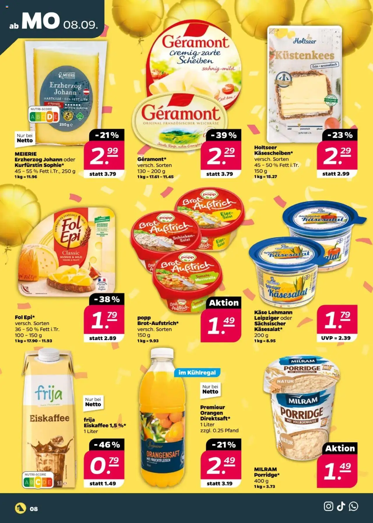 Netto Prospekt ab 07.09.2025 > zum Blättern nächste Woche - Seite 8