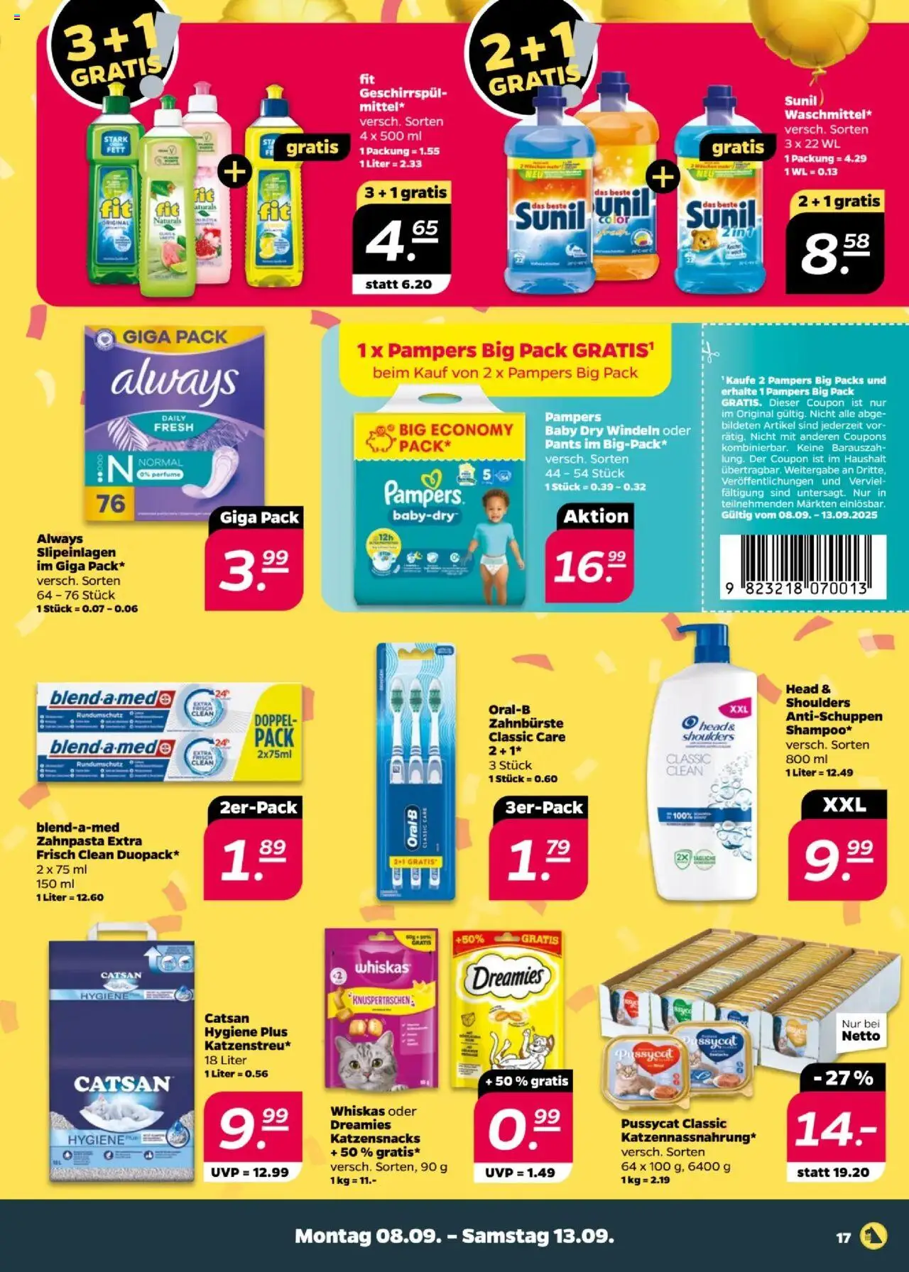 Netto Prospekt ab 07.09.2025 > zum Blättern nächste Woche - Seite 17