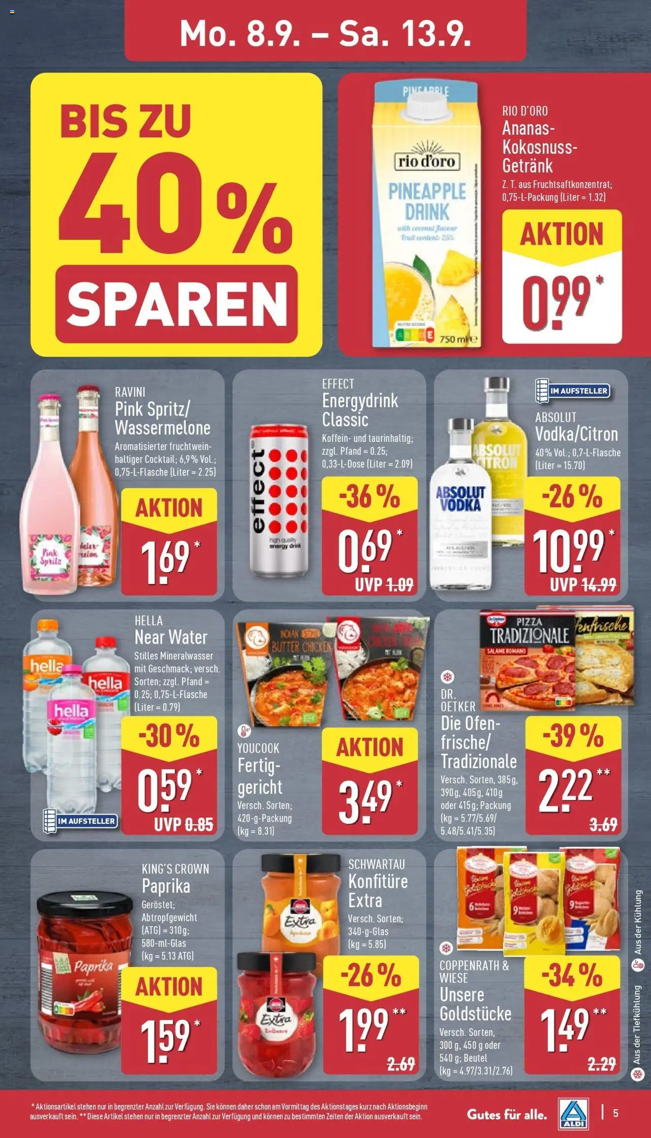 ALDI Prospekt ab 07.09.2025 zum Blättern: ALDI Nord: Wochenangebote