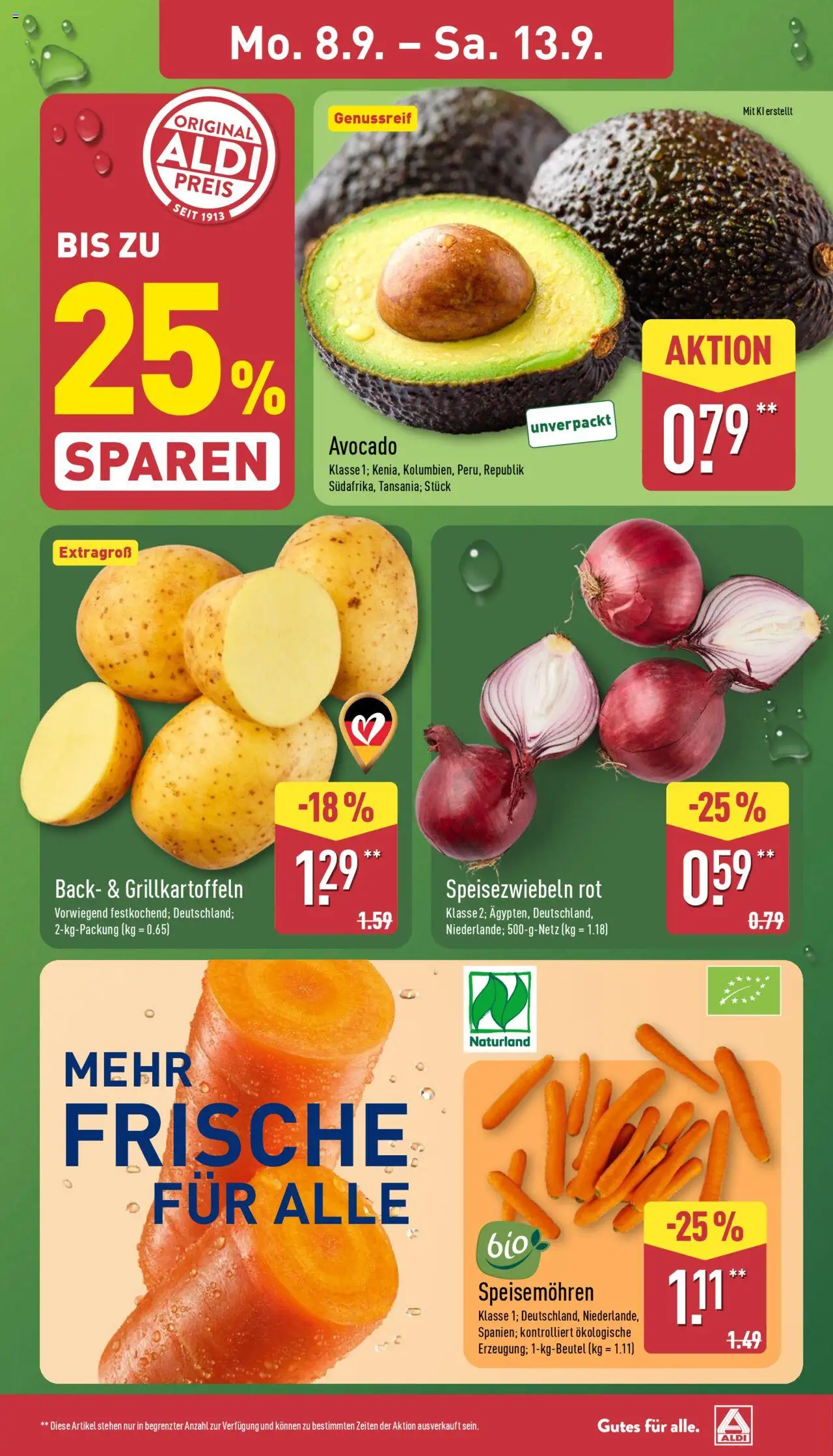 ALDI Prospekt ab 08.09.2025 zum Blättern: Prospekt - Seite 3