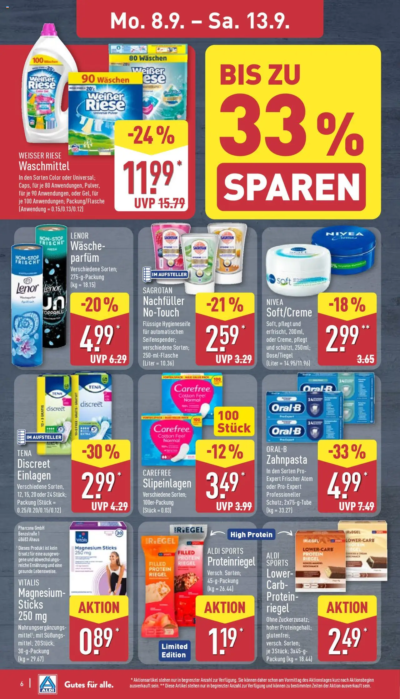 ALDI Prospekt ab 08.09.2025 zum Blättern: Prospekt - Seite 10