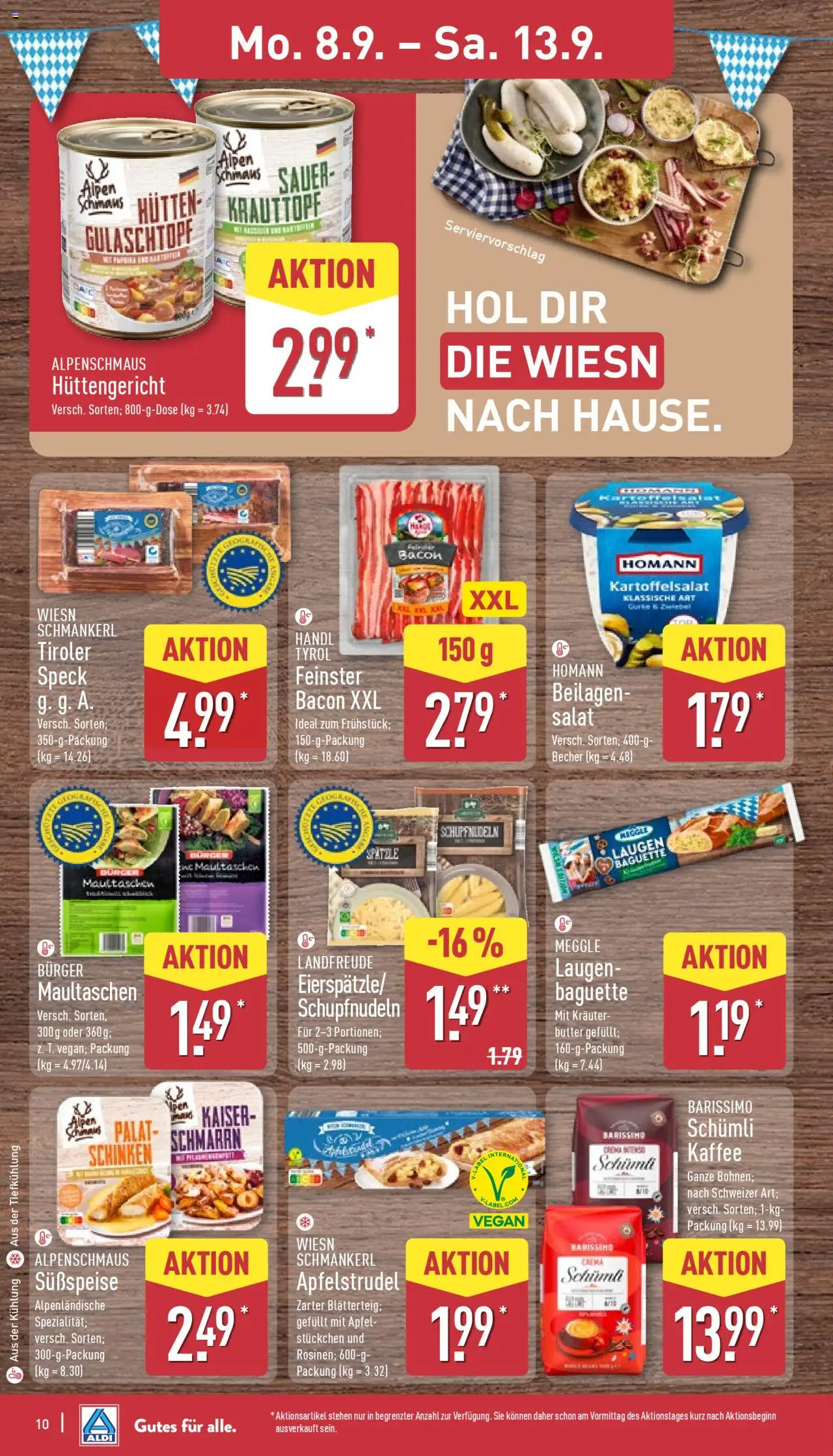 ALDI Prospekt ab 08.09.2025 zum Blättern: Prospekt - Seite 14