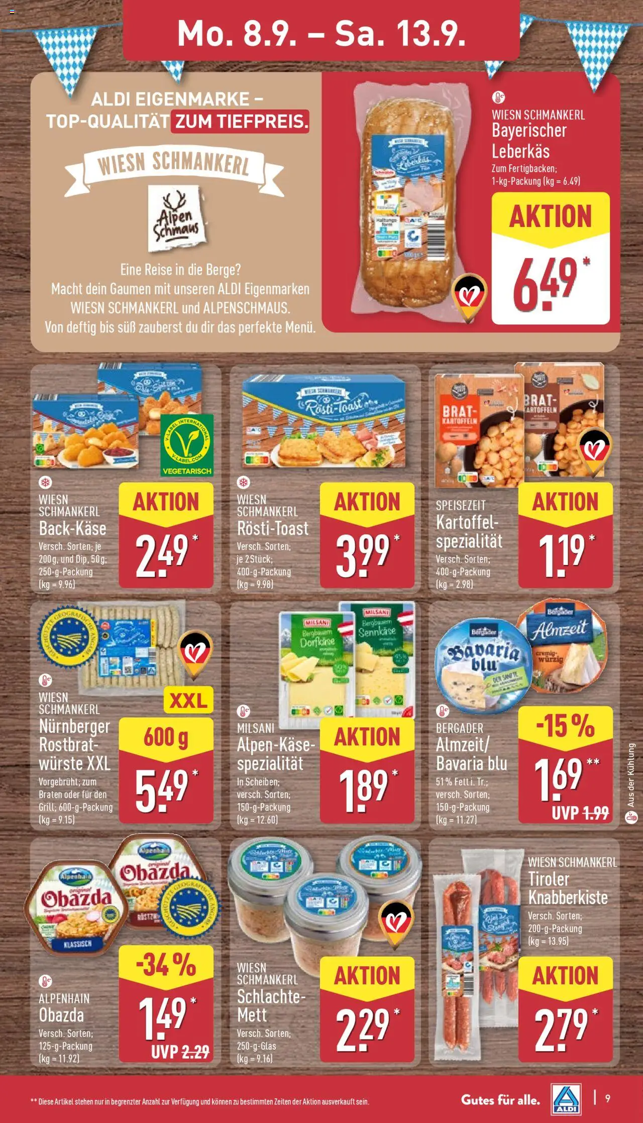 ALDI Prospekt ab 08.09.2025 zum Blättern: Prospekt - Seite 13
