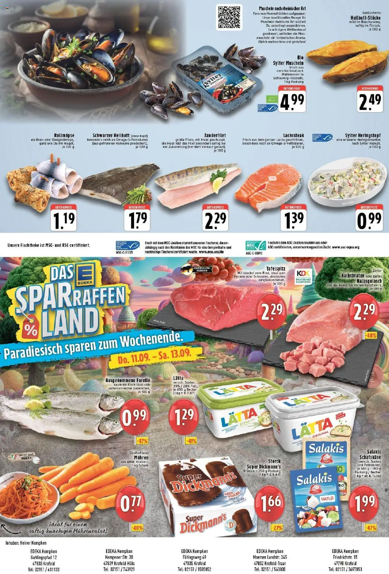 EDEKA Prospekt ab 07.09.2025 - Prospekt Krefeld Online