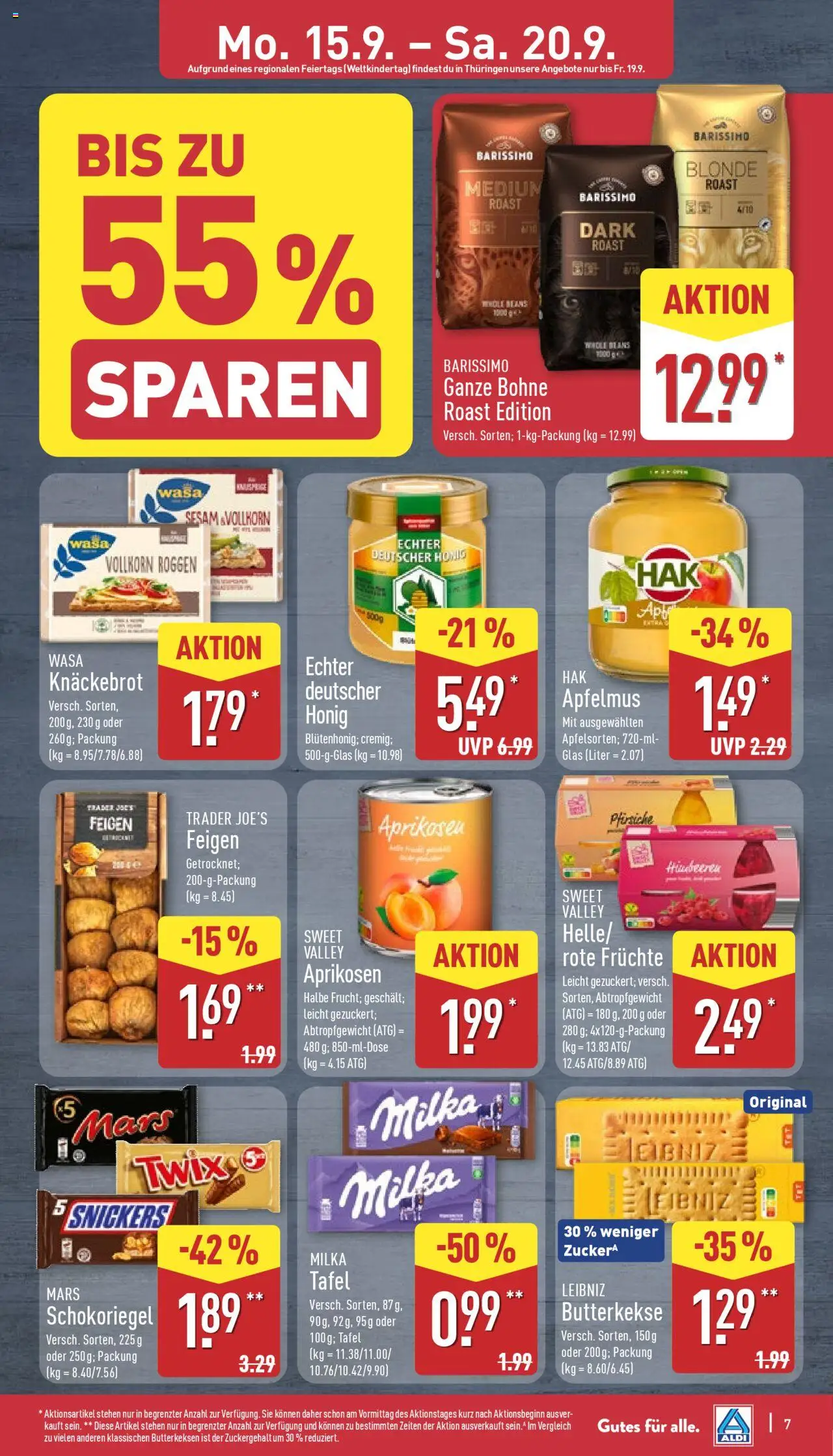 ALDI Prospekt ab 15.09.2025 zum Blättern: Prospekt - Seite 7