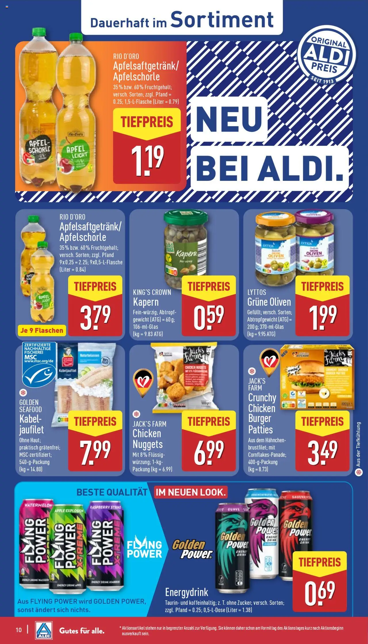 ALDI Prospekt ab 15.09.2025 zum Blättern: Prospekt - Seite 10