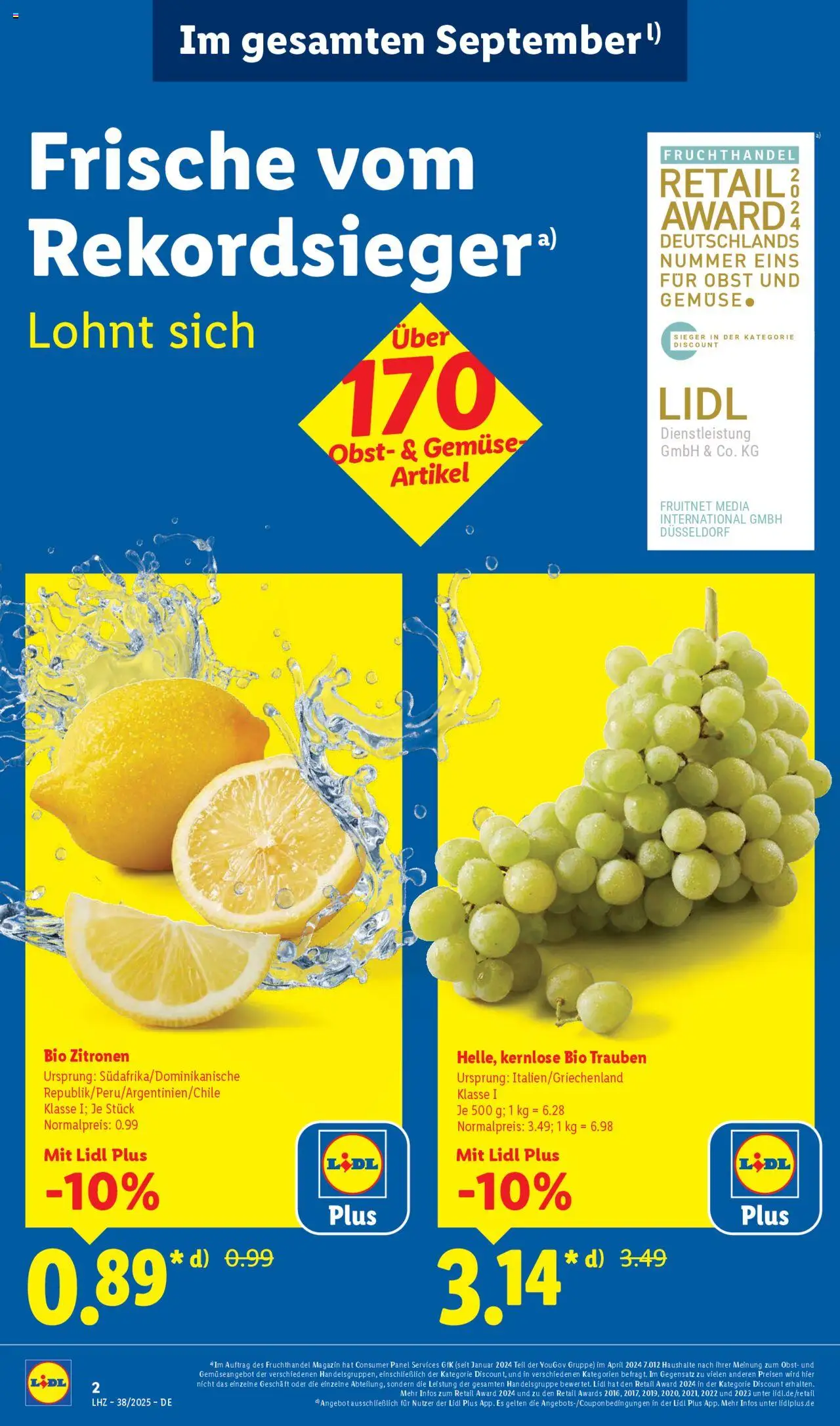 LIDL Prospekt ab Montag 15.09.2025 > Prospekt - Seite 2