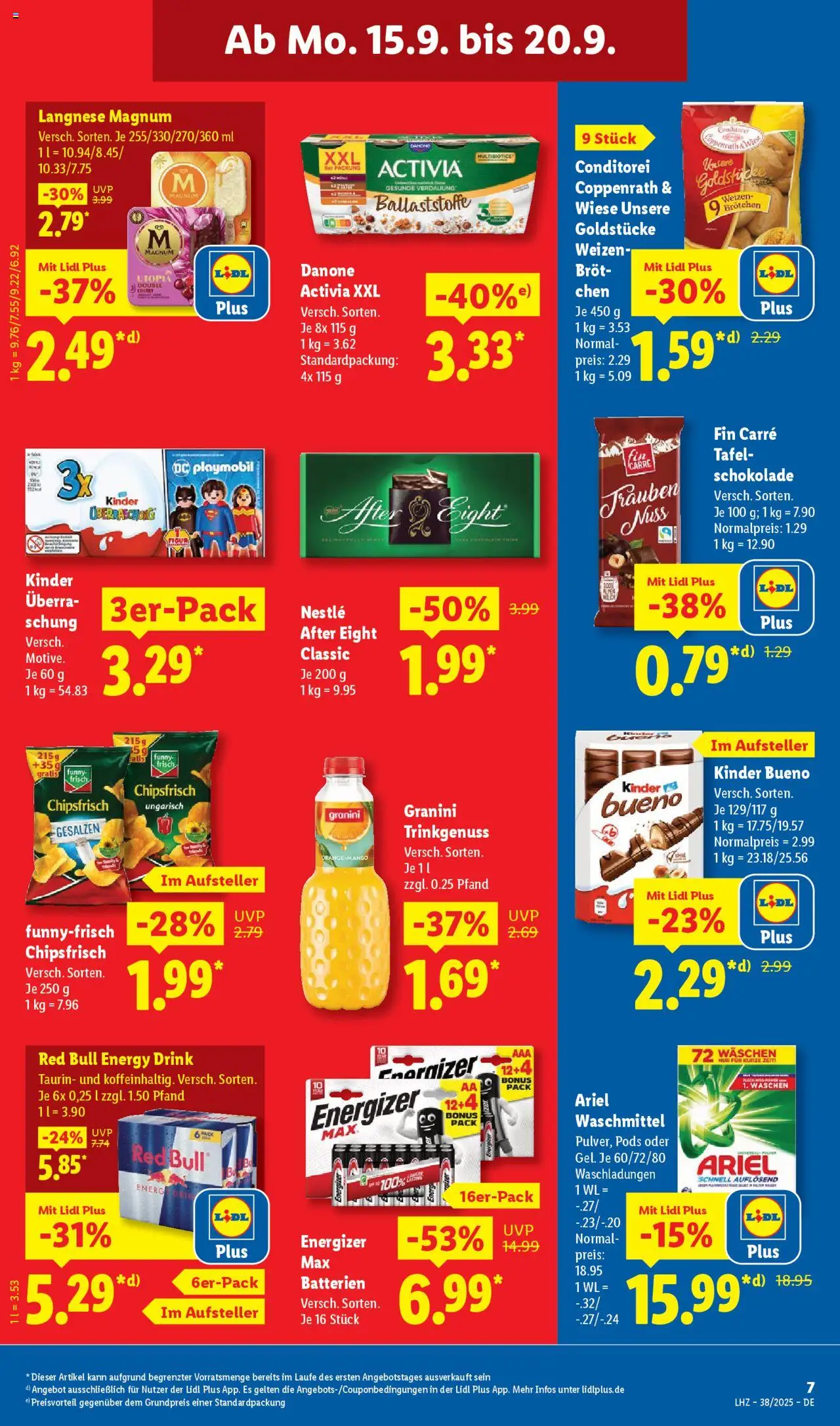 LIDL Prospekt ab Montag 15.09.2025 > Prospekt - Seite 15