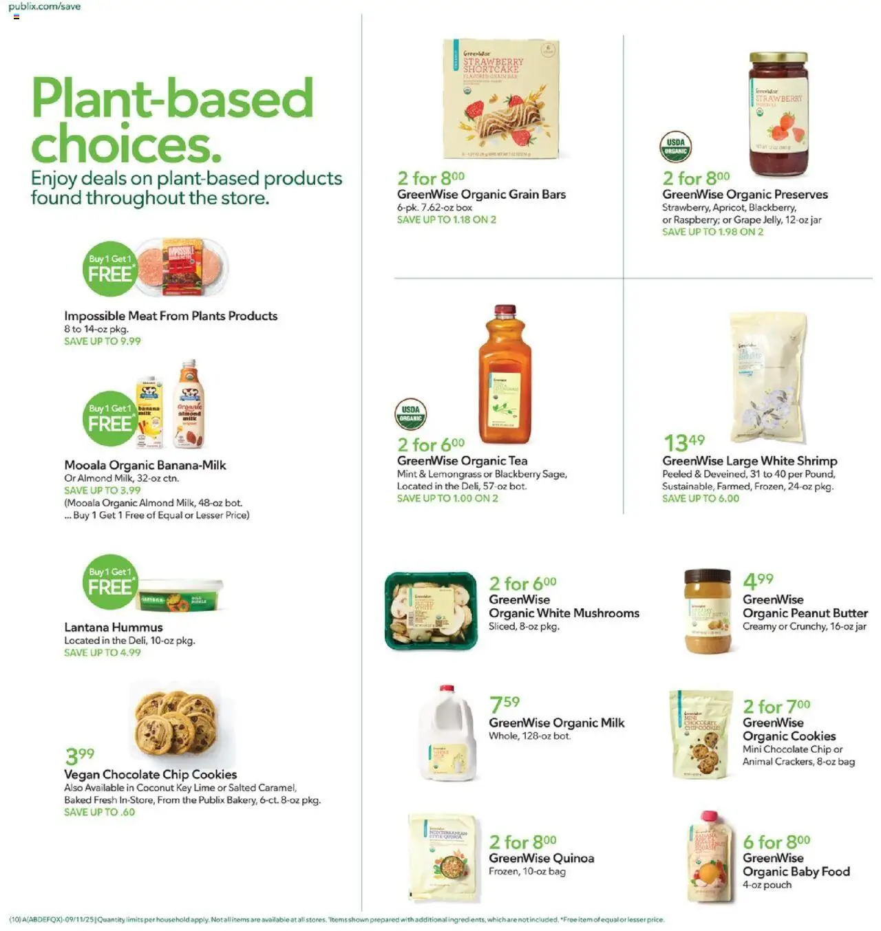 Publix Weekly ad from (09/10/2025) - Ad this week, Flyer - Page number 10