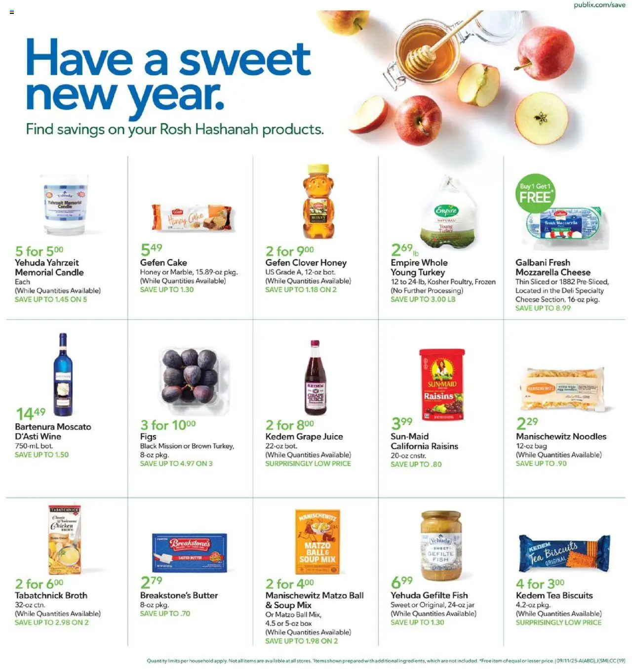 Publix Weekly ad from (09/10/2025) - Ad this week, Flyer - Page number 1