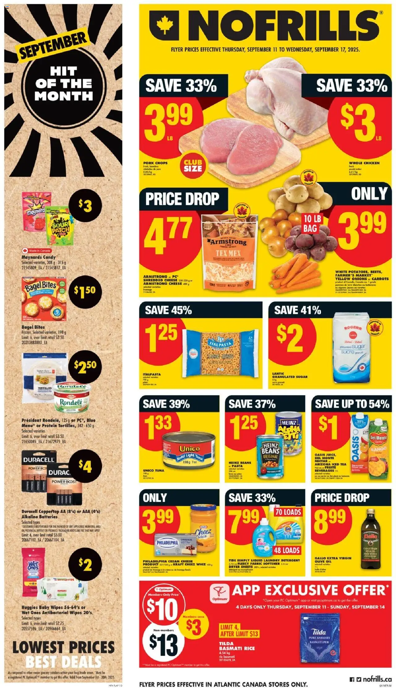 No Frills flyer valid from Sep 11, 2025 - page number 1