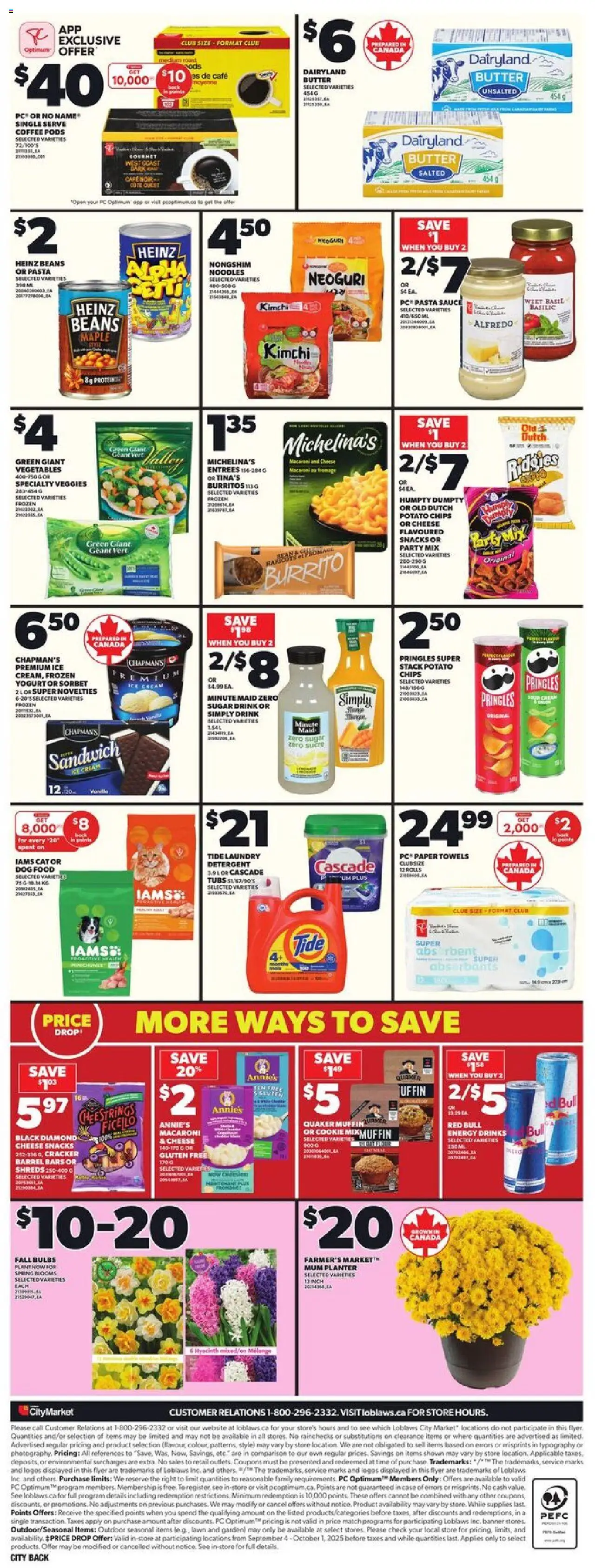 Loblaws flyer valid from Sep 11, 2025 - page number 4