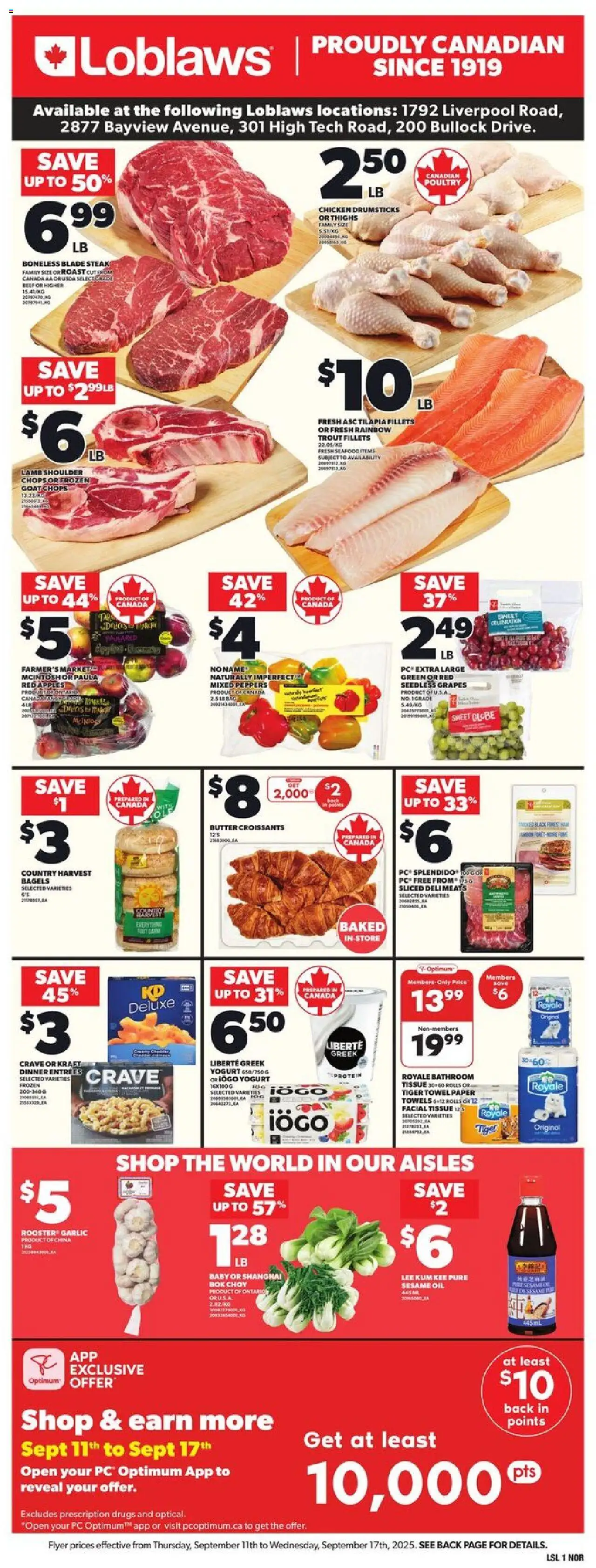 Loblaws flyer valid from Sep 11, 2025 - page number 3