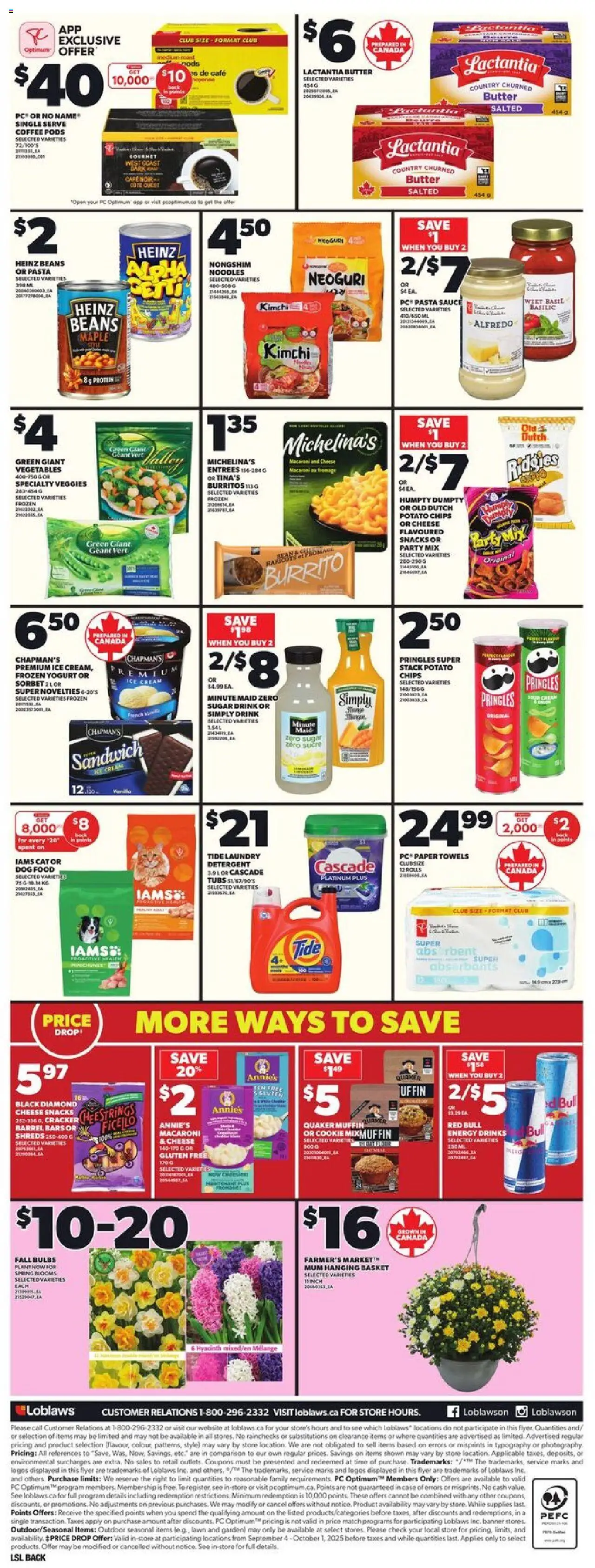Loblaws flyer valid from Sep 11, 2025 - page number 4