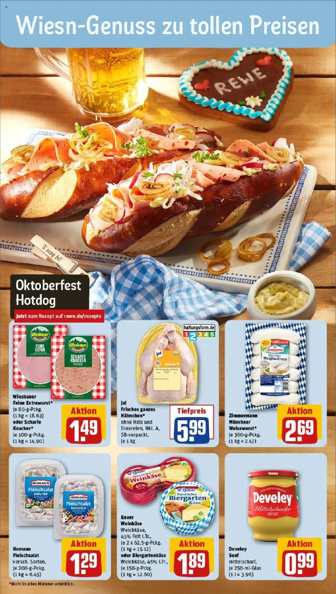 REWE Prospekt ab 14.09.2025 nächste Woche - Prospekt Augsburg/Haunstetten	