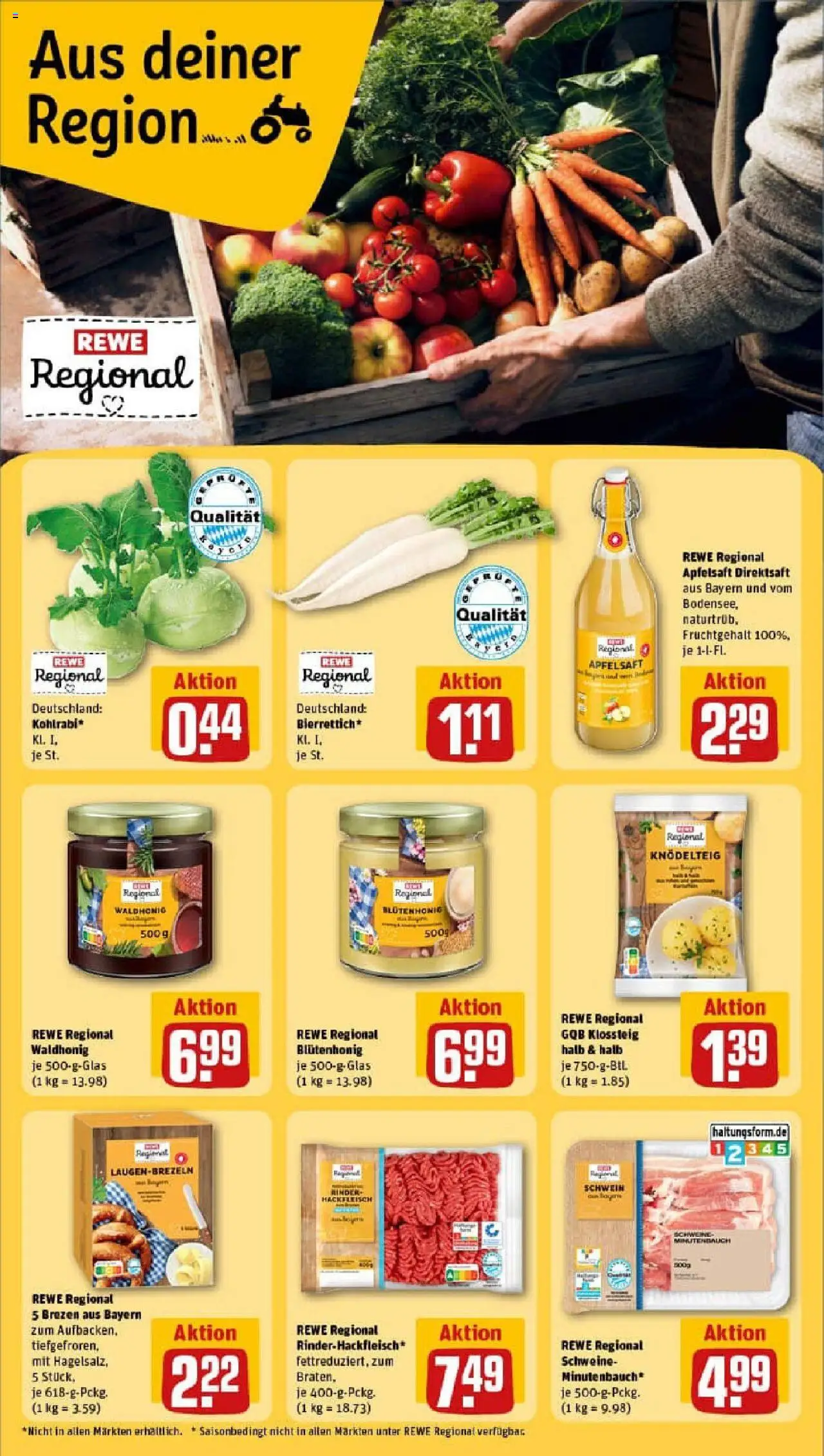 REWE Prospekt ab 14.09.2025 nächste Woche - Prospekt Augsburg/Haunstetten	