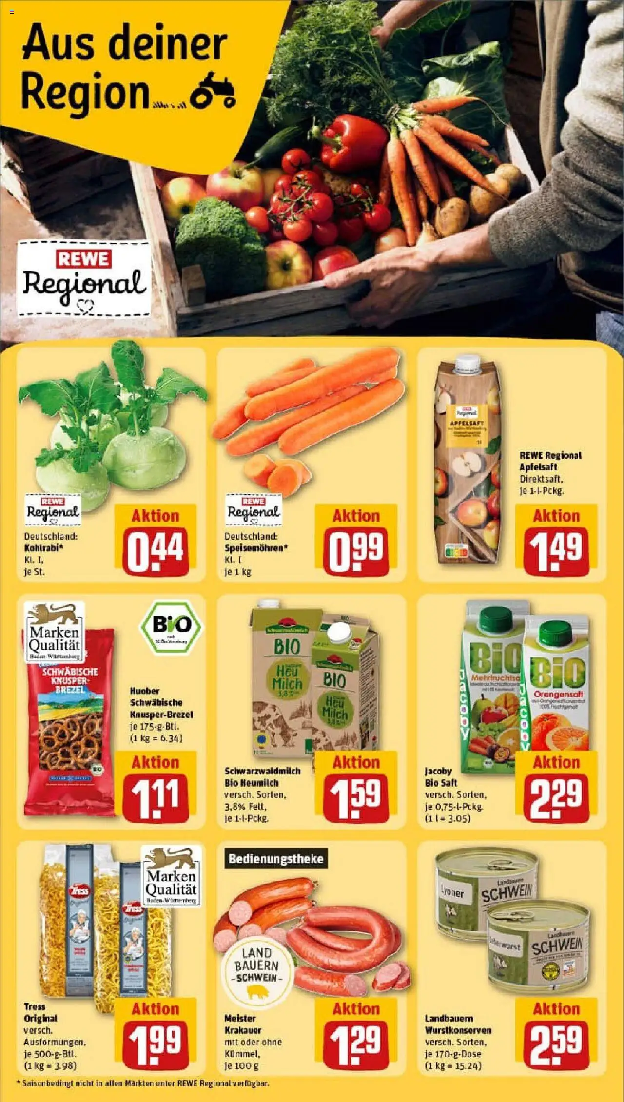 REWE Prospekt ab 14.09.2025 nächste Woche - Prospekt Saulheim	