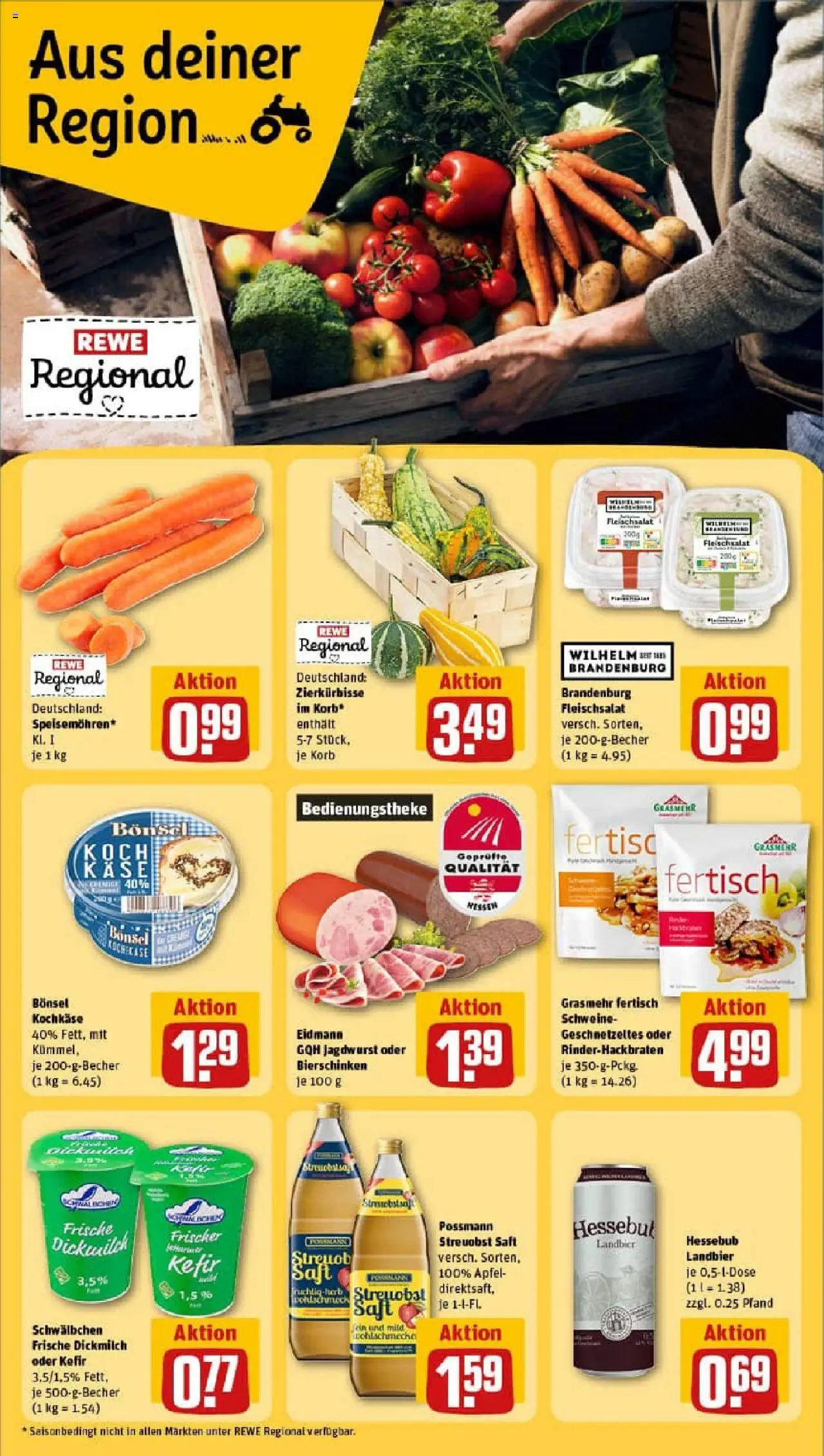 REWE Prospekt ab 15.09.2025 nächste Woche - Prospekt Kelkheim / Fischbach	