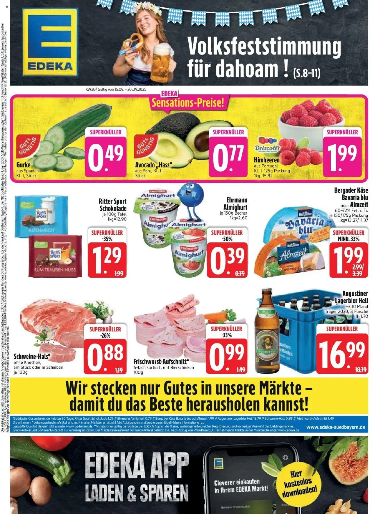 EDEKA Prospekt ab 15.09.2025 - Prospekt Kirchseeon Online