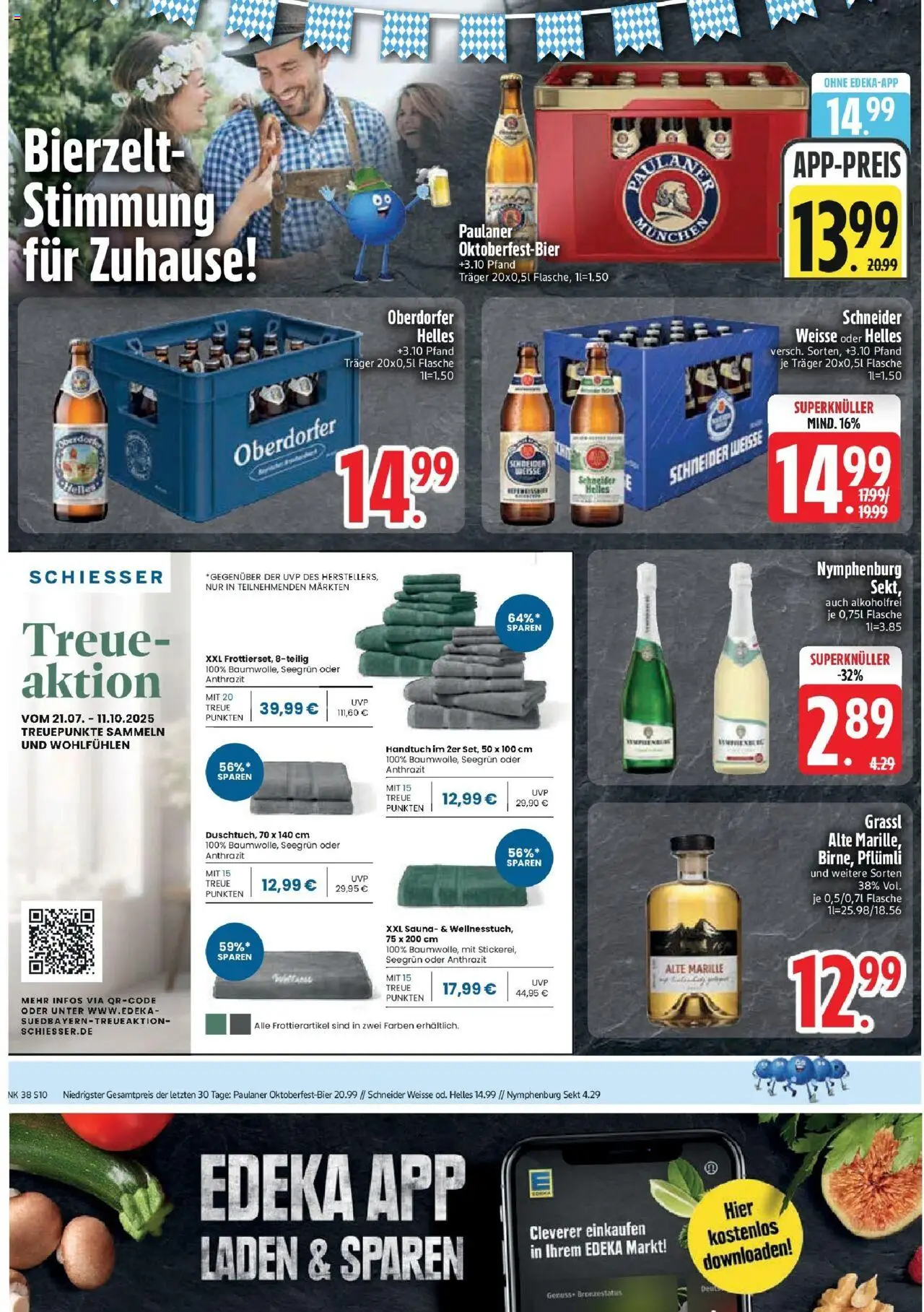 EDEKA Prospekt ab 15.09.2025 - Prospekt Kirchseeon Online