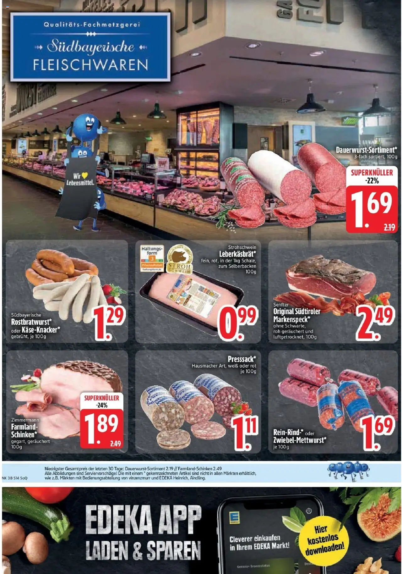 EDEKA Prospekt ab 15.09.2025 - Prospekt Kirchseeon Online