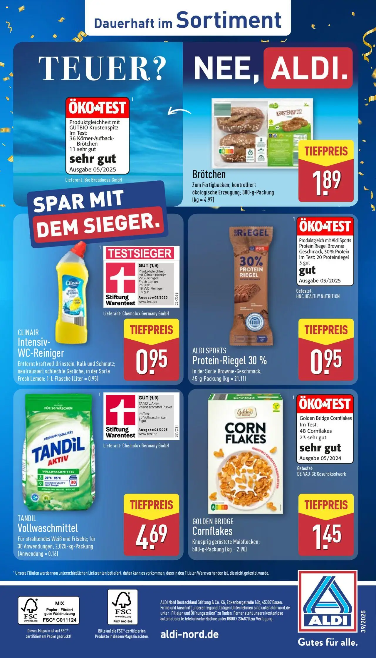 ALDI Prospekt ab 22.09.2025 zum Blättern: Prospekt - Seite 4