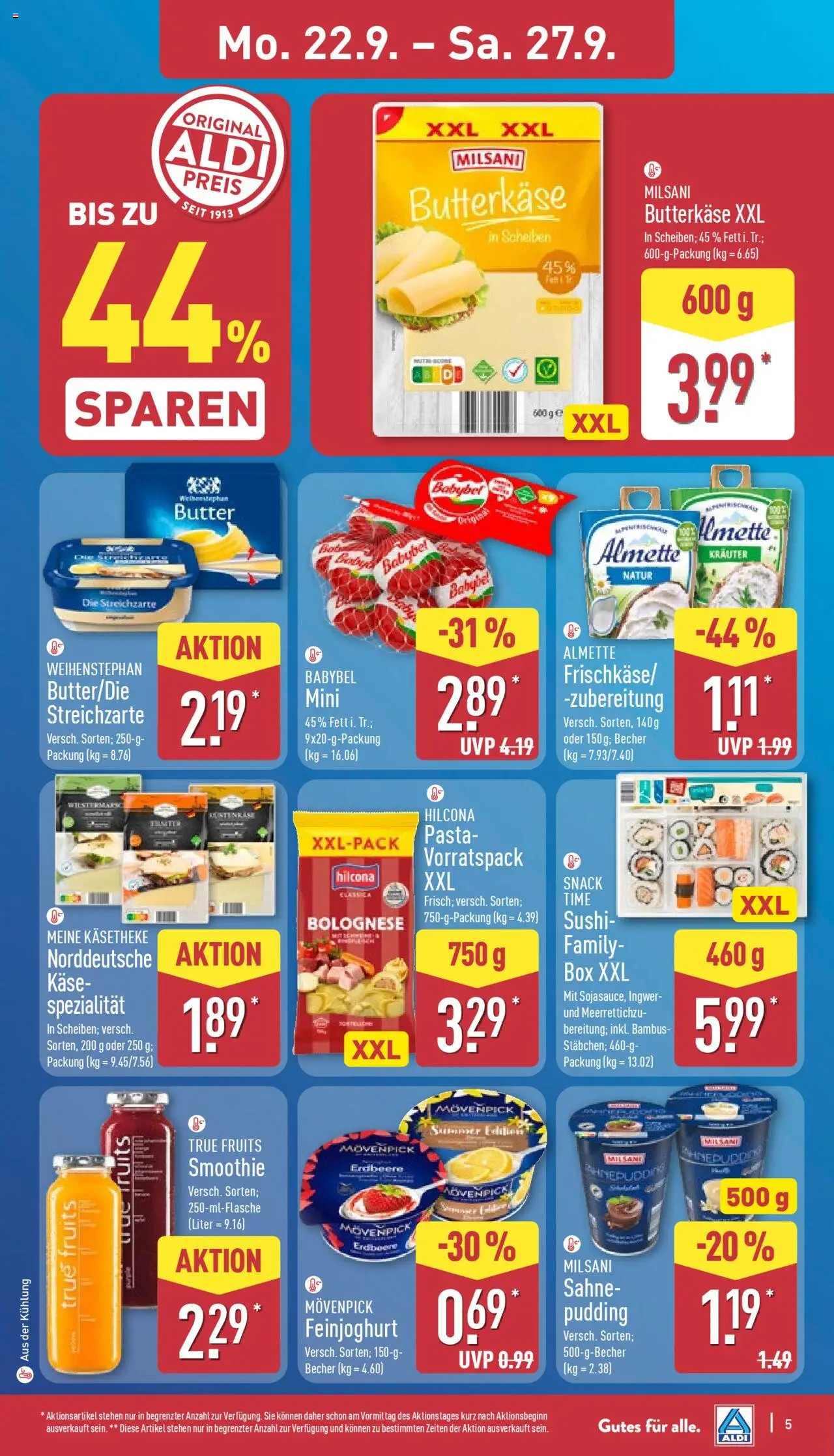 ALDI Prospekt ab 22.09.2025 zum Blättern: Prospekt - Seite 9