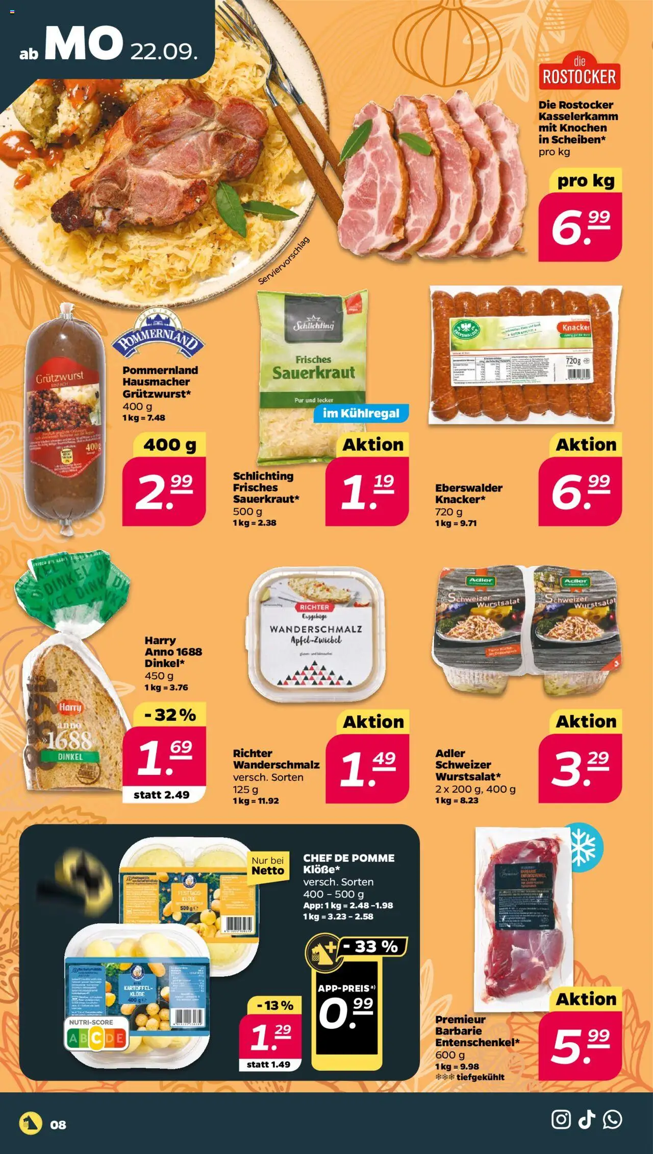 Netto Prospekt ab 21.09.2025 > zum Blättern nächste Woche - Seite 8