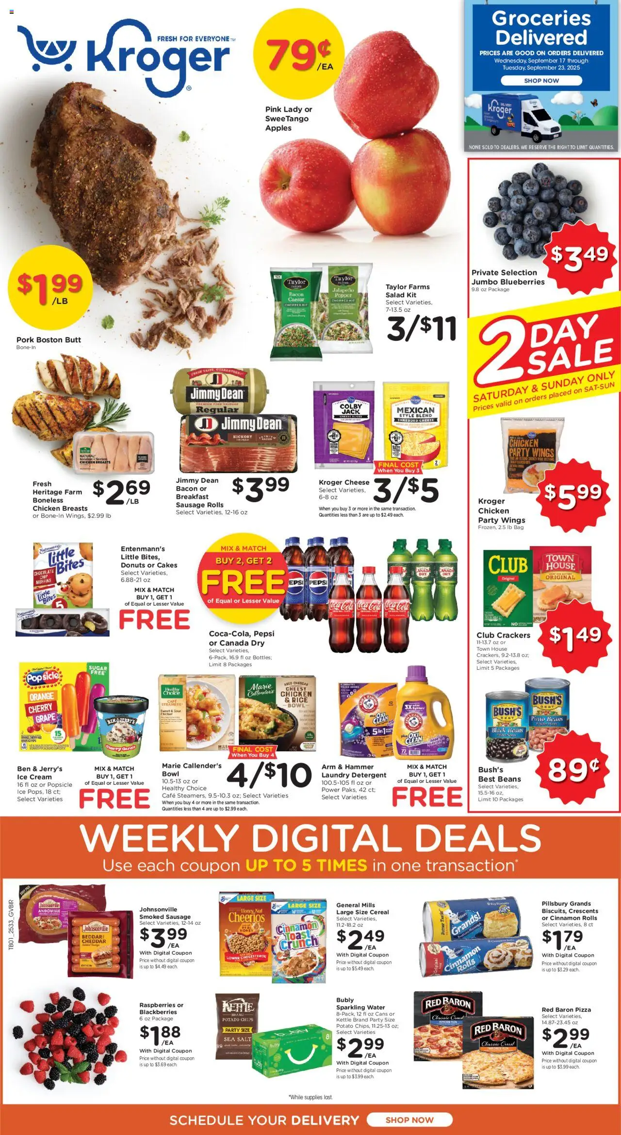KROGER Weekly ad from 09/17/2025 >> Ad for next week